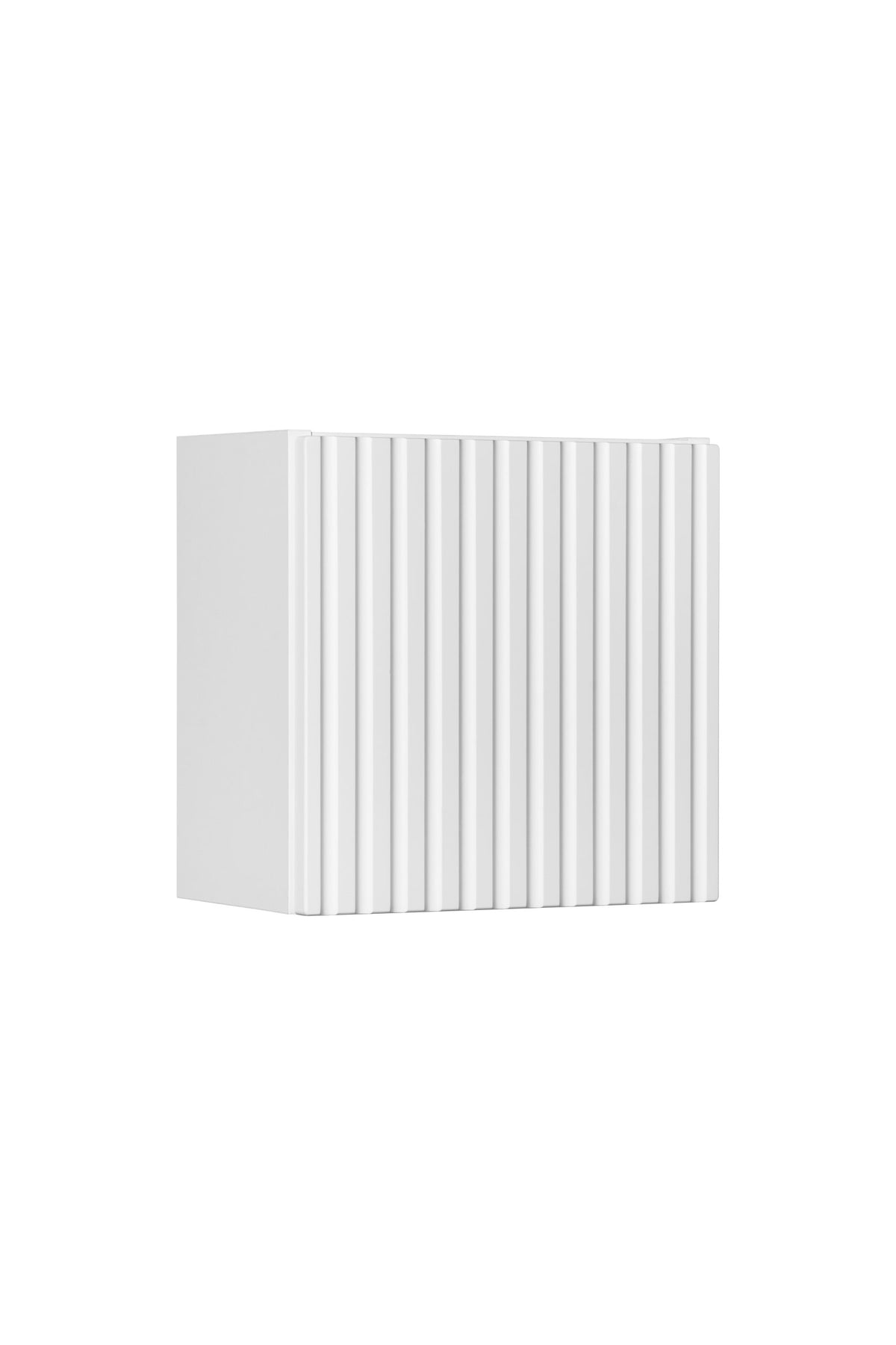 Nova White Qubik Wall Cabinet 1 Door – White Matt, 30×30 cm