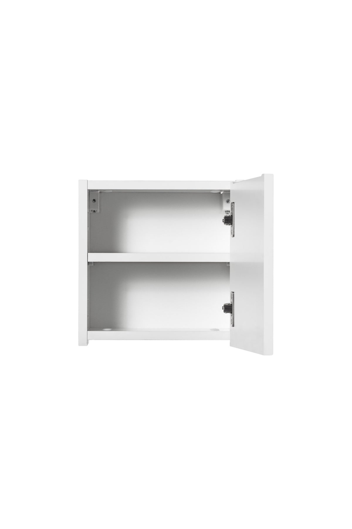 Nova White Qubik Wall Cabinet 1 Door – White Matt, 30×30 cm