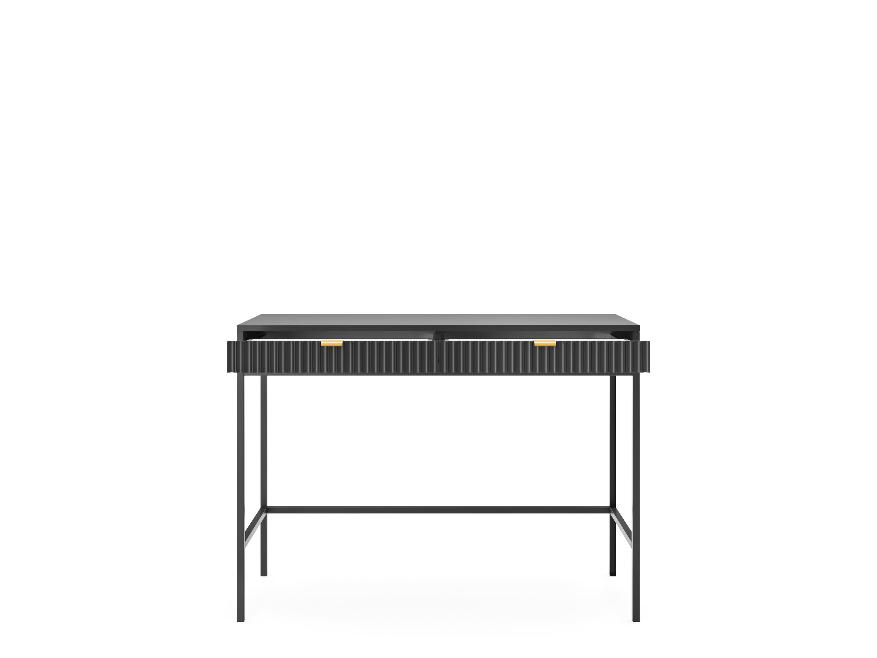 Nova Vanity Table Black - A Fusion of Modern Elegance and Practical Storage