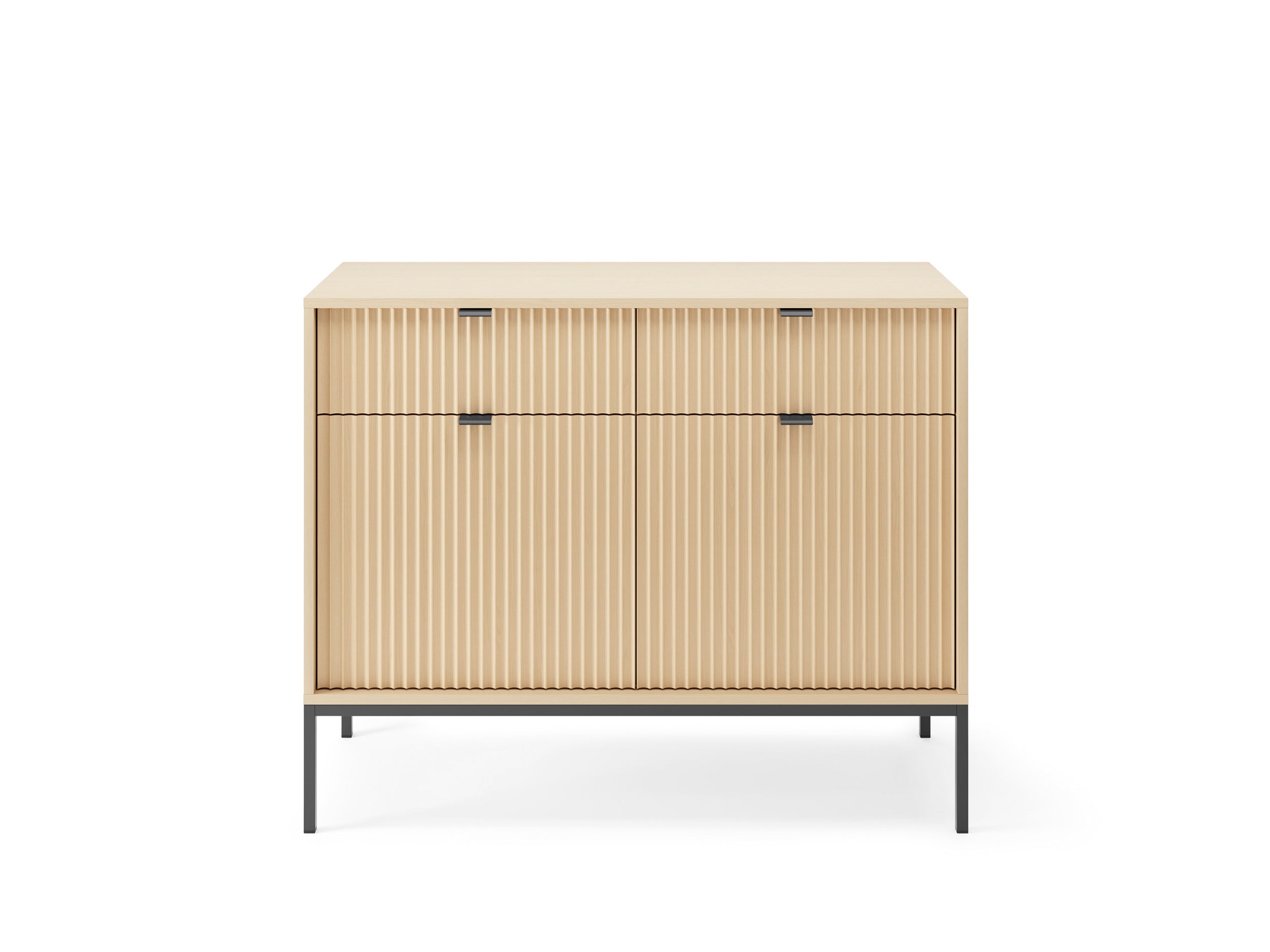 Nova Dresser Vincenz’s oak - Modern Design with Two Doors and Two Drawers