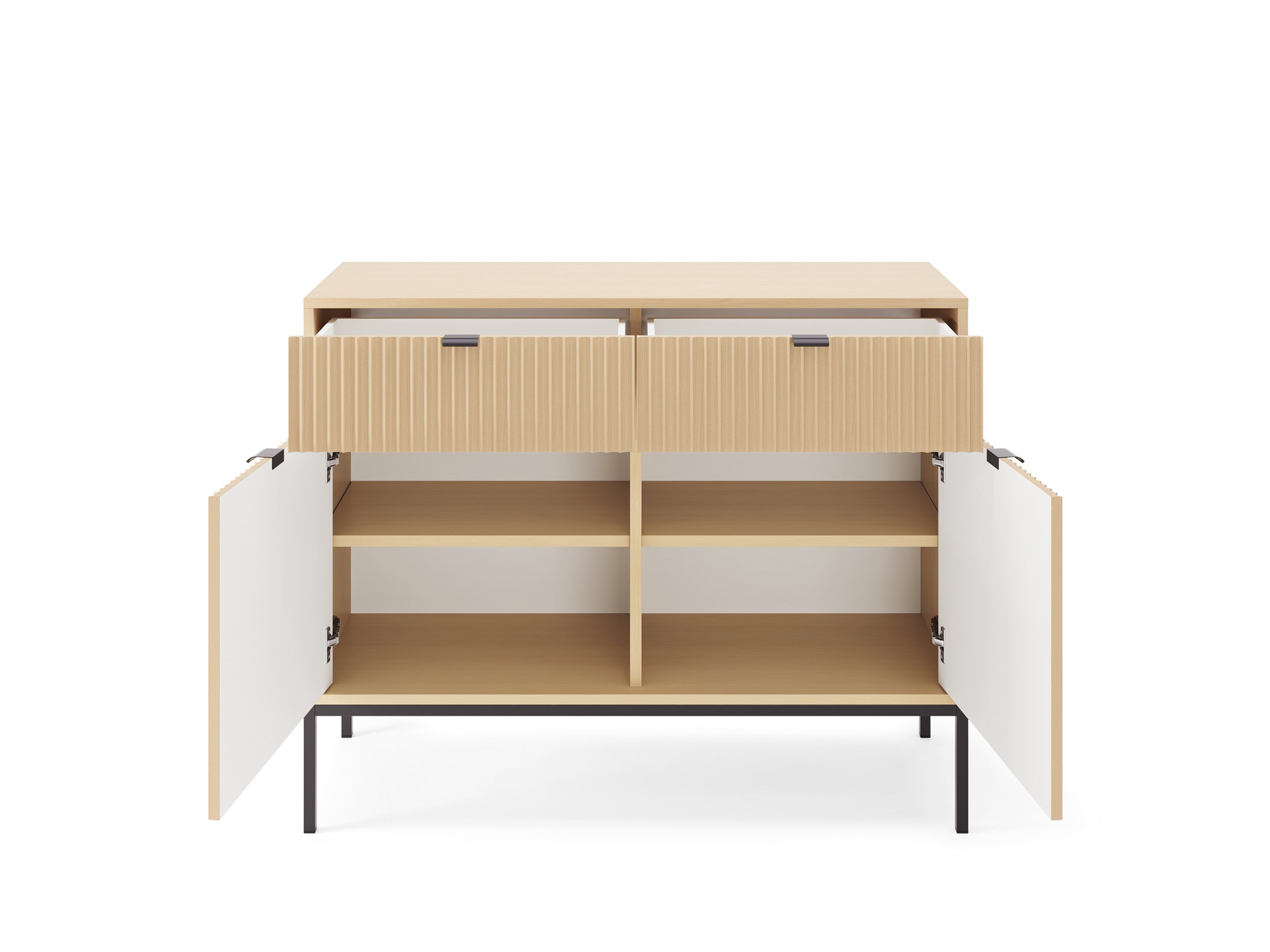 Nova Dresser Vincenz’s oak - Modern Design with Two Doors and Two Drawers