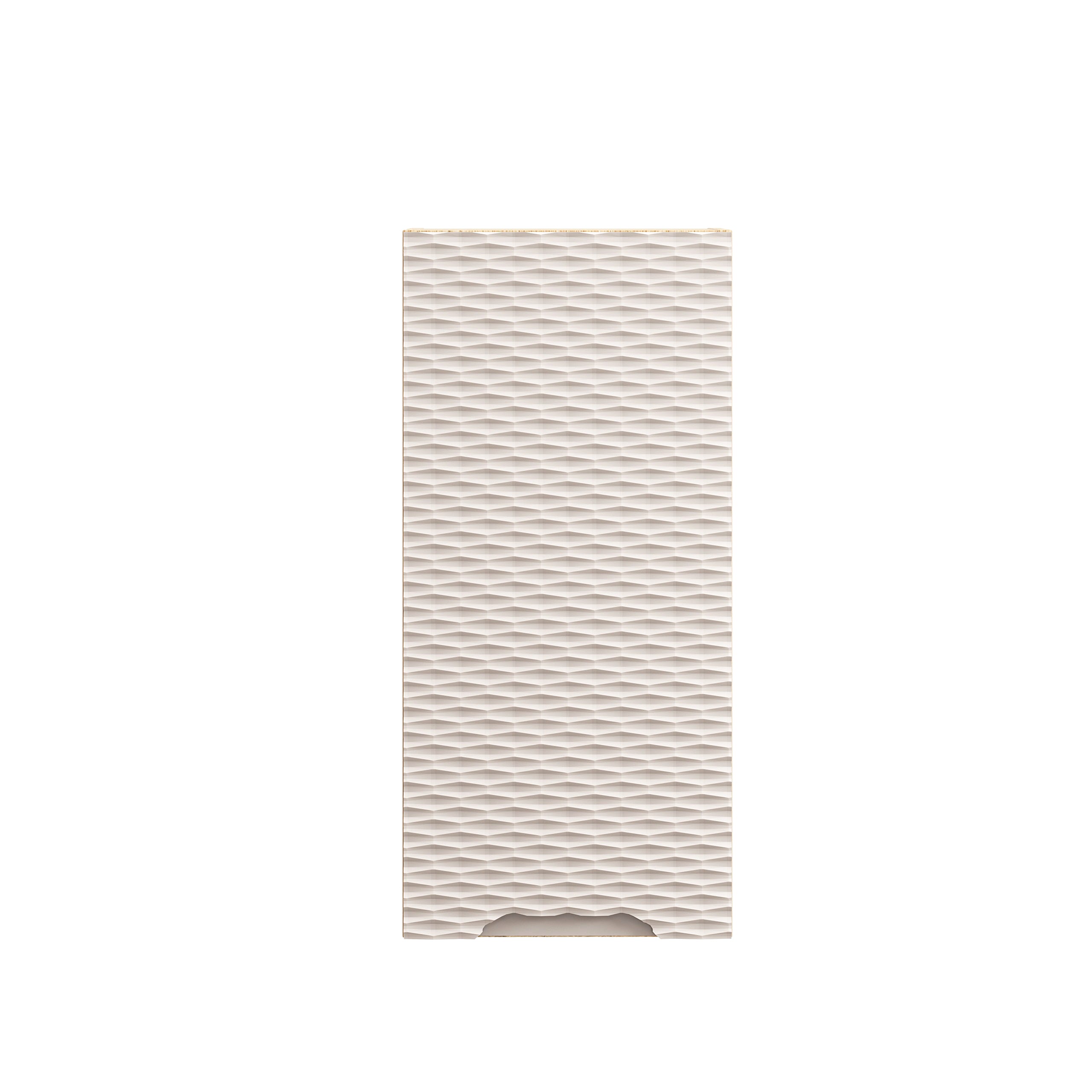 Ocean Wall Cabinet – Oiled Oak / Beige, 35 cm