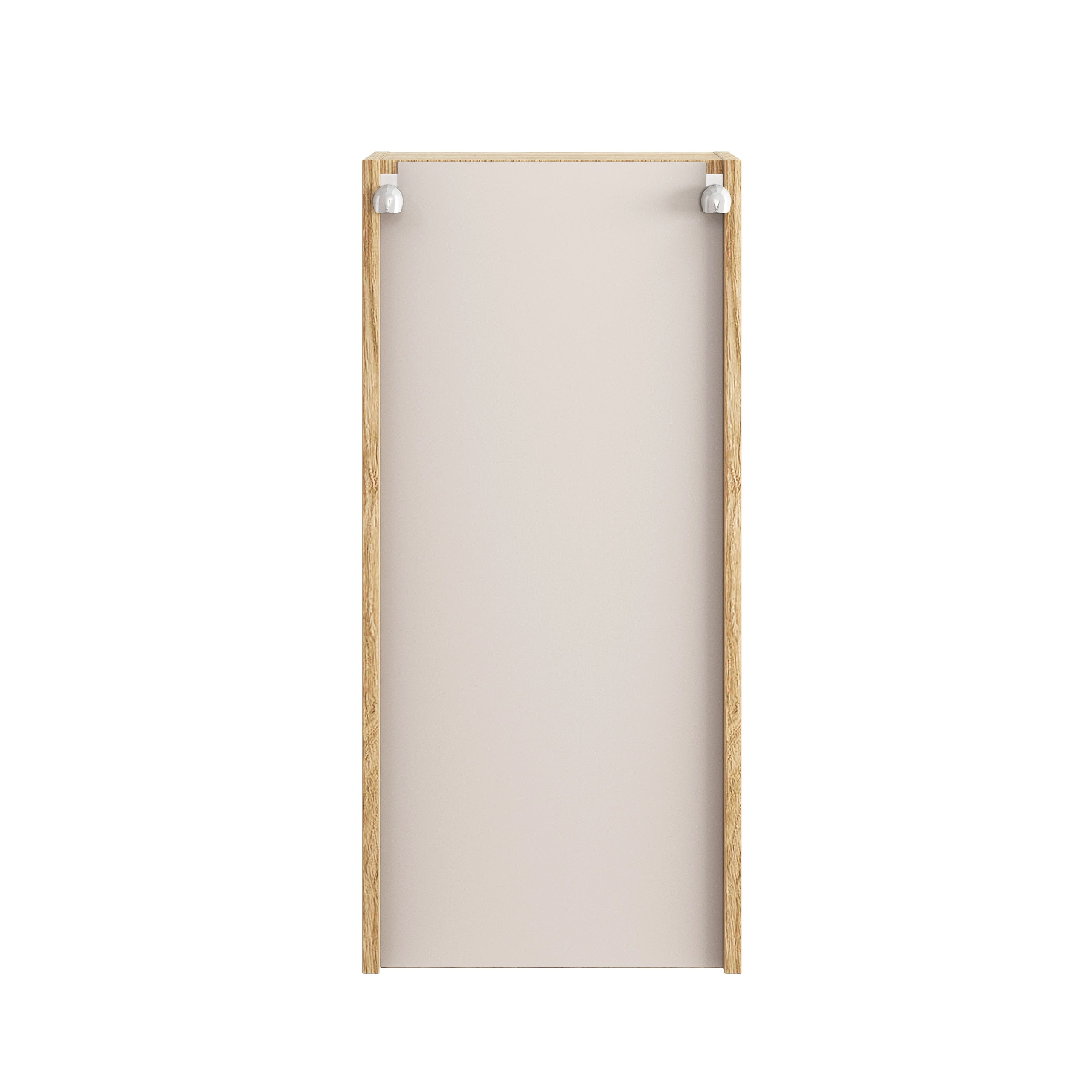 Ocean Wall Cabinet – Oiled Oak / Beige, 35 cm