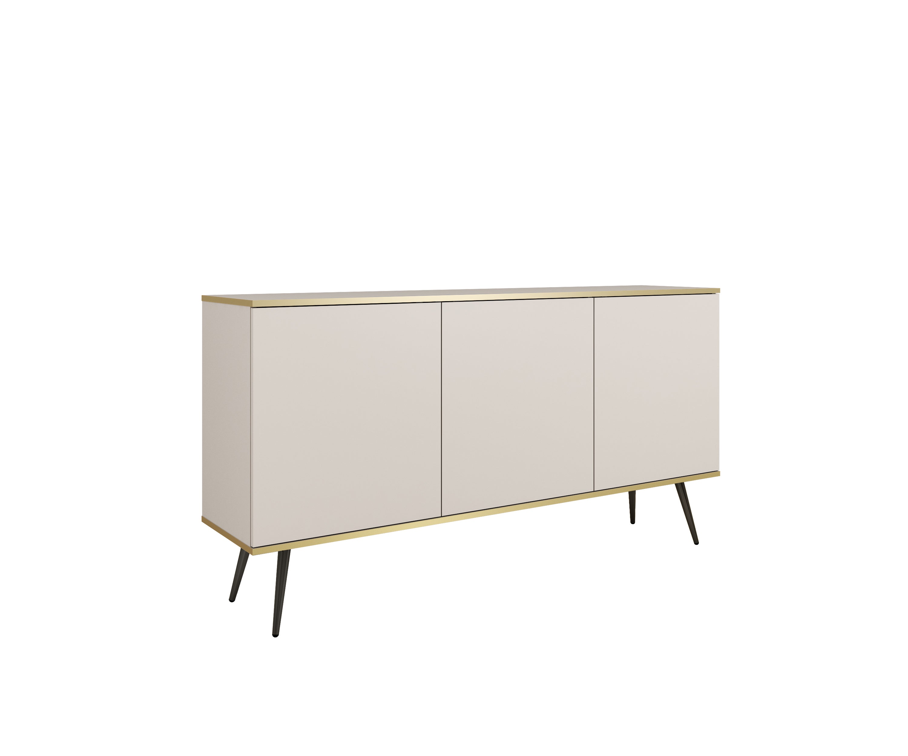 Oro K160 Beige & Black Sideboard