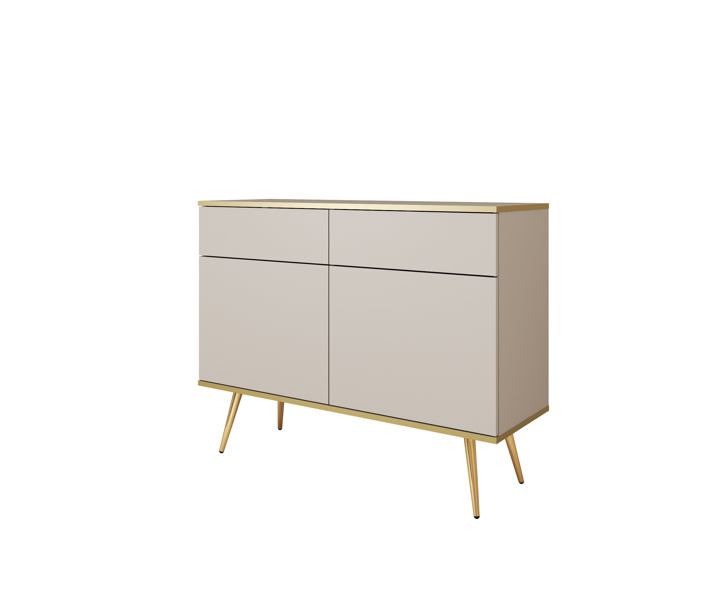 Oro KSZ107 Sideboard Beige / Gold Legs