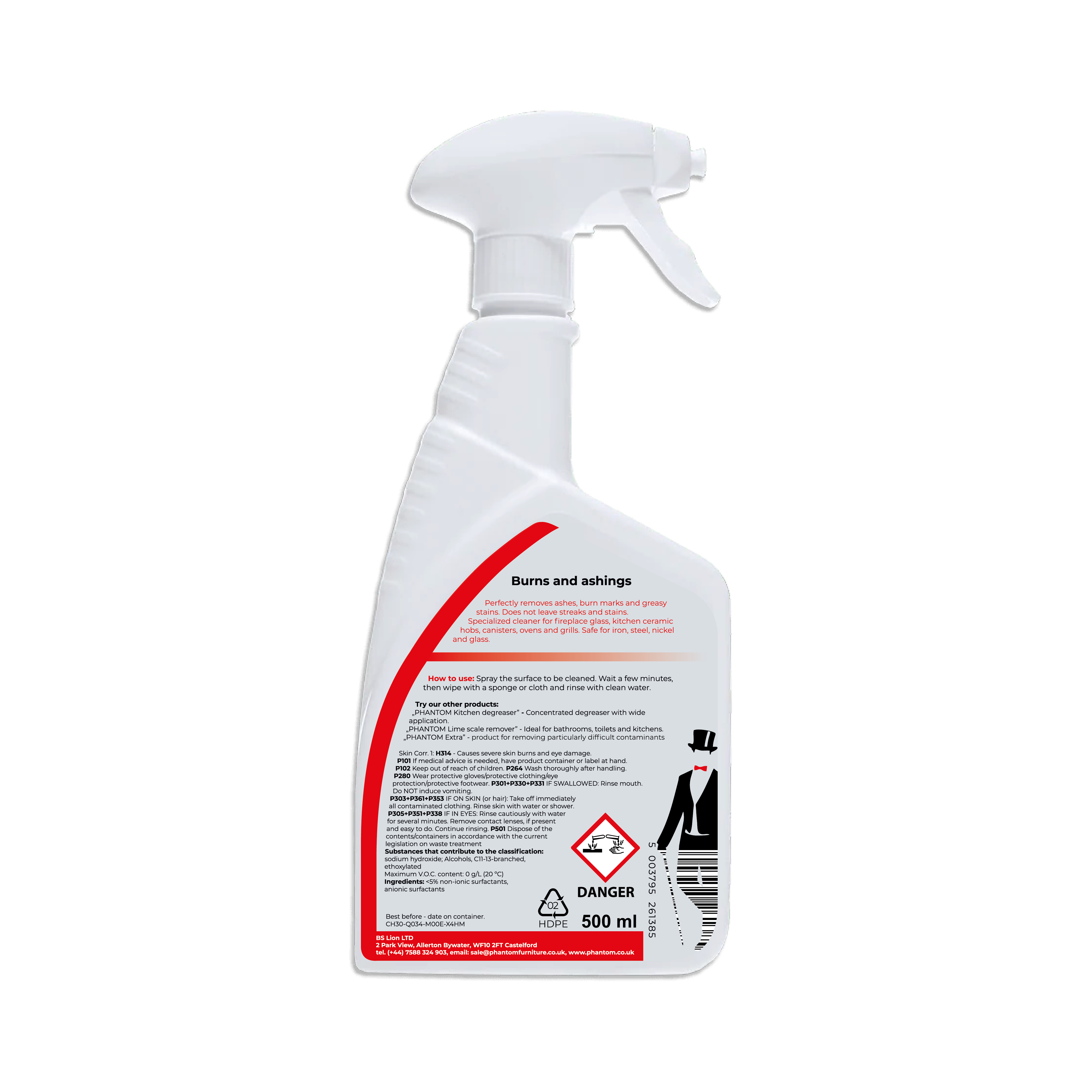 Phantom Burns and Ashings 500 ml