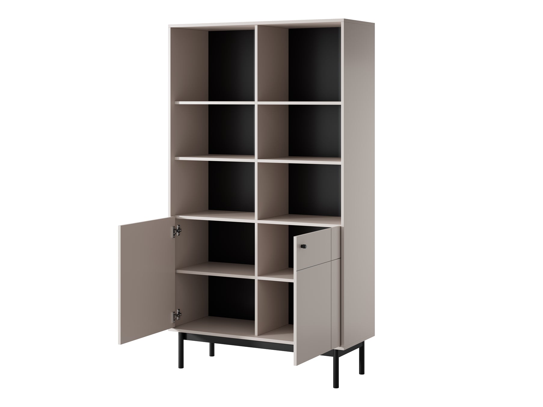 PI Japandi R104 Bookcase Cashmere
