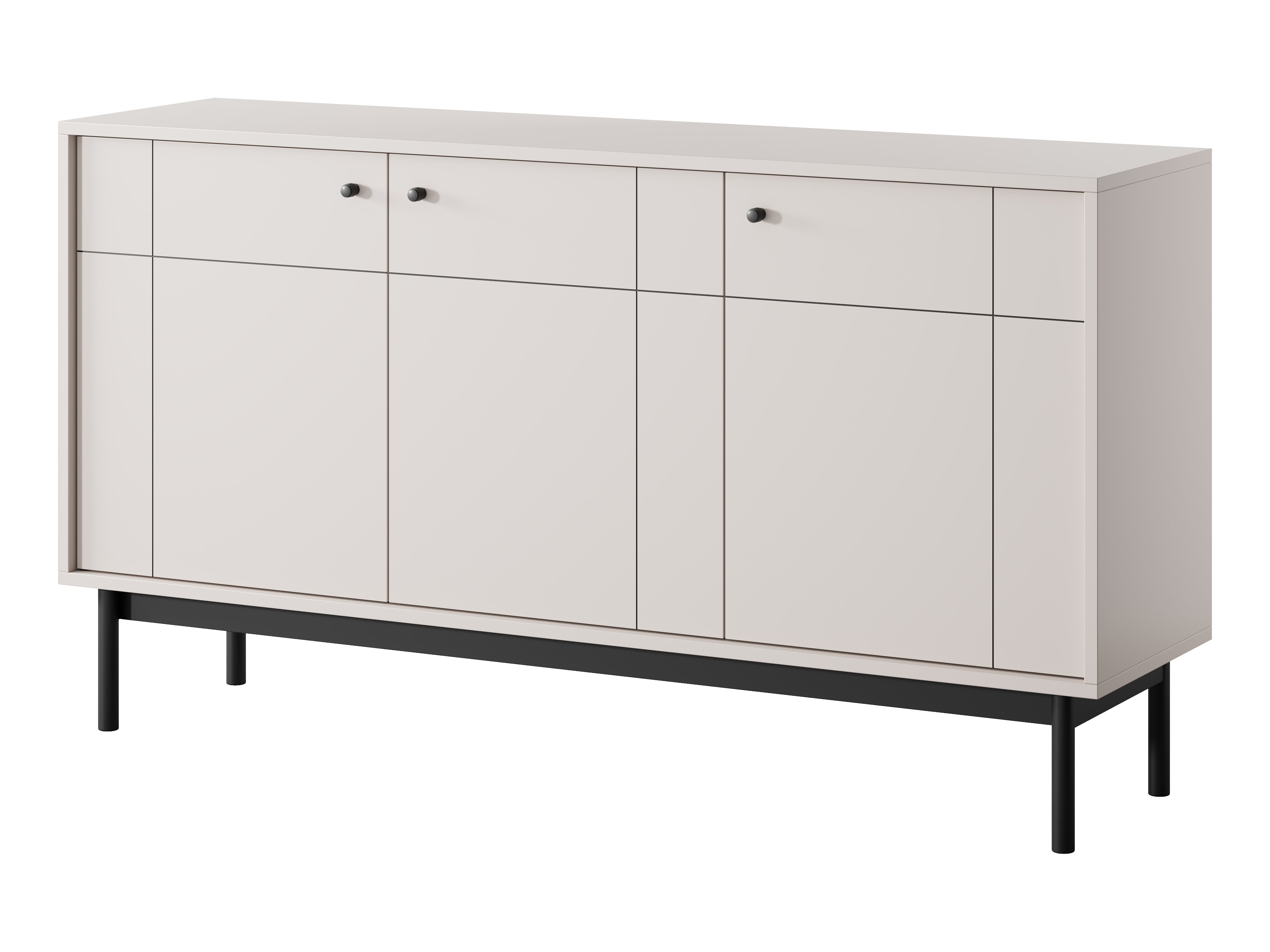 PI Japandi Three-Door K154 Sideboard in Cashmere