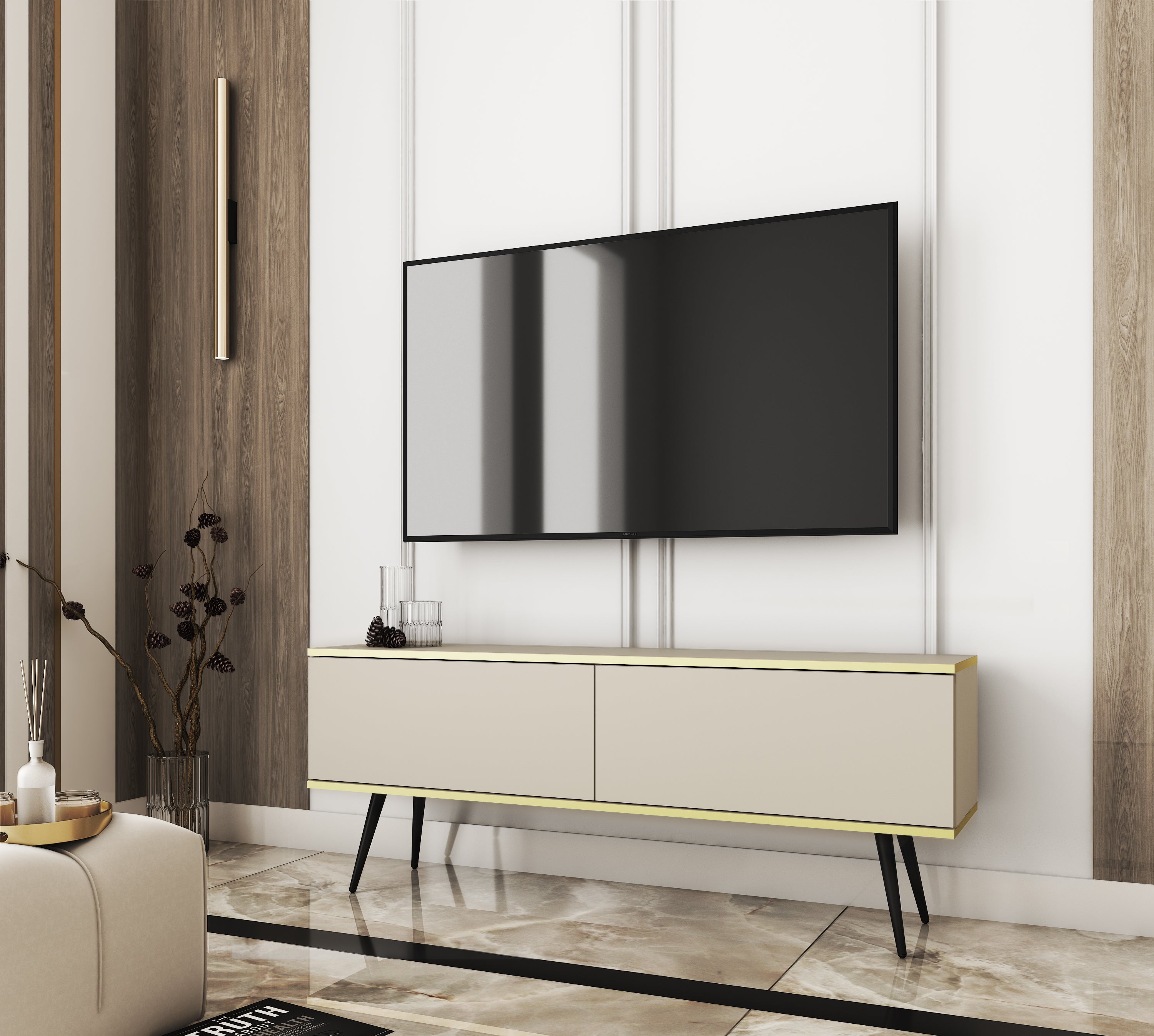 Oro TV Stand 135 - Modern Design with Versatile Configuration