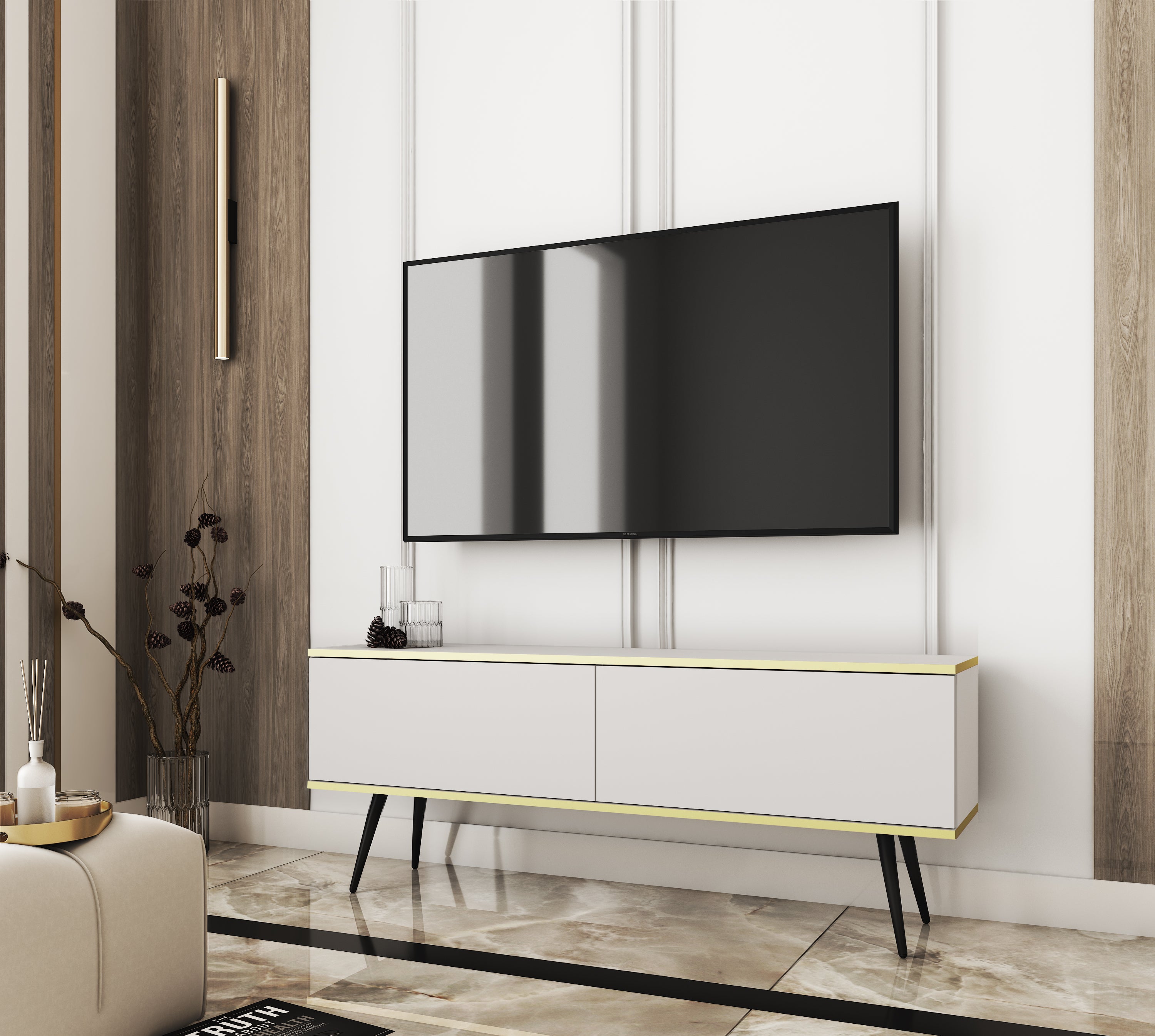 Oro TV Stand 135 - Modern Design with Versatile Configuration