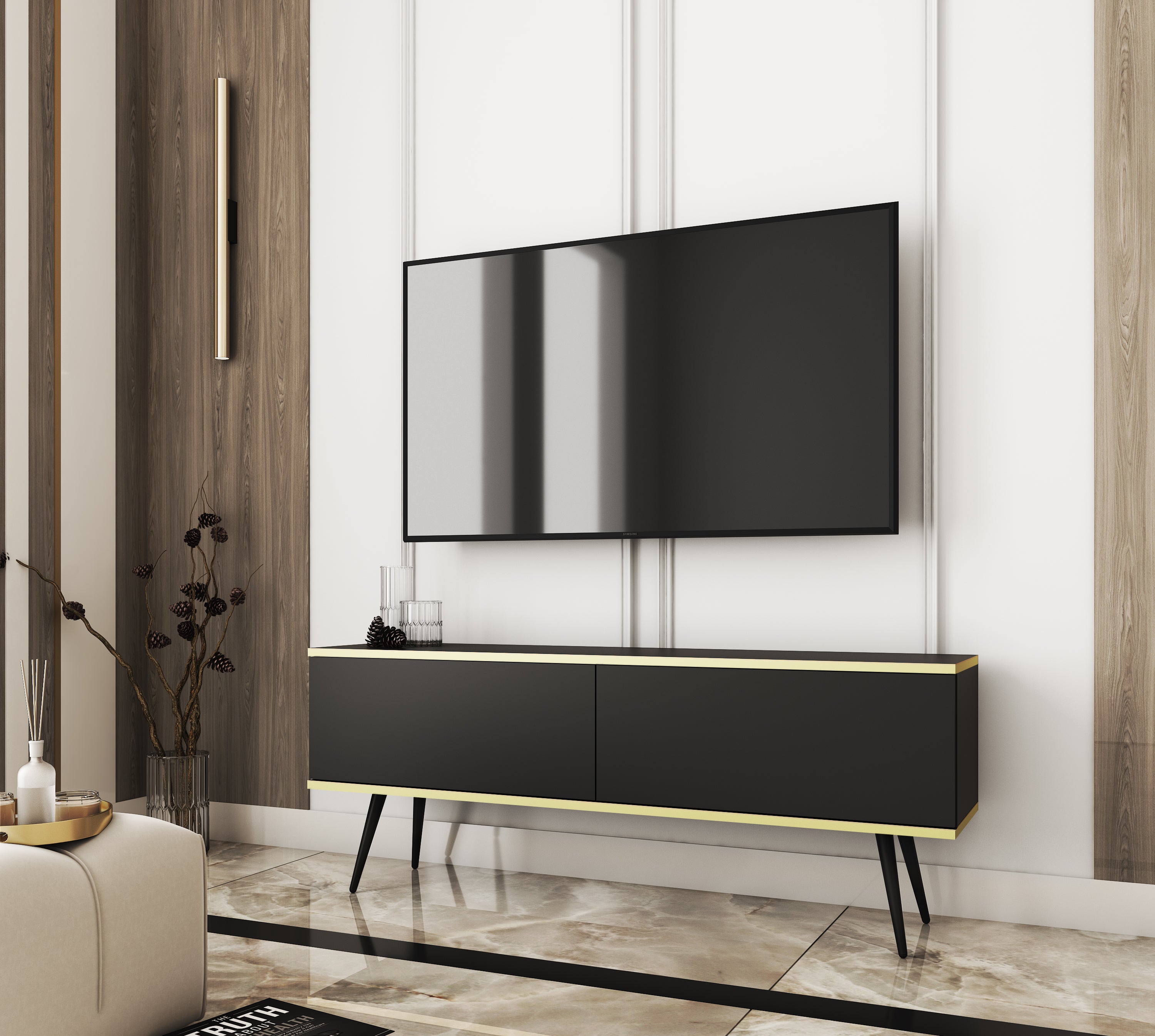 Oro TV Stand 135 - Modern Design with Versatile Configuration