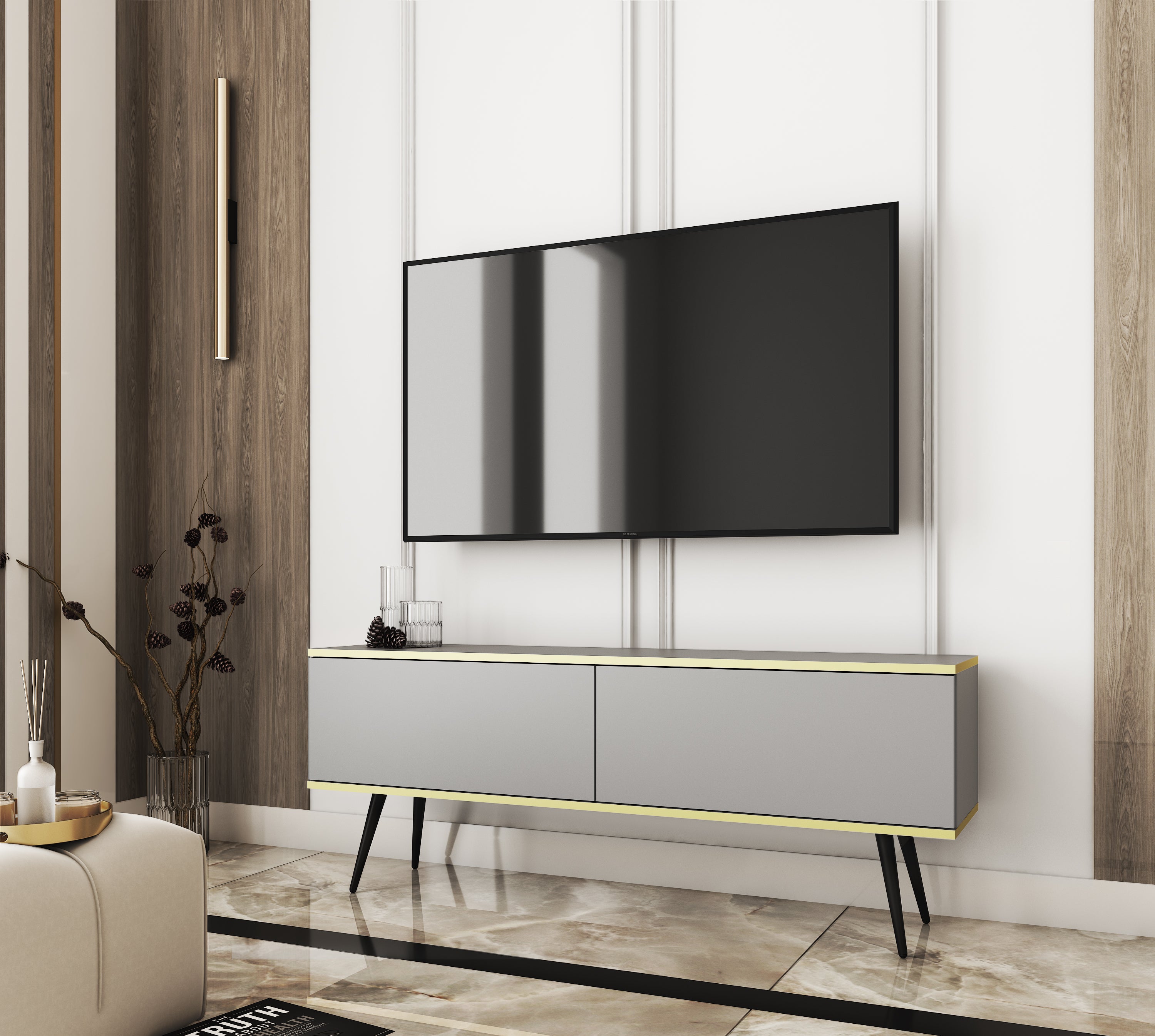 Oro TV Stand 135 - Modern Design with Versatile Configuration