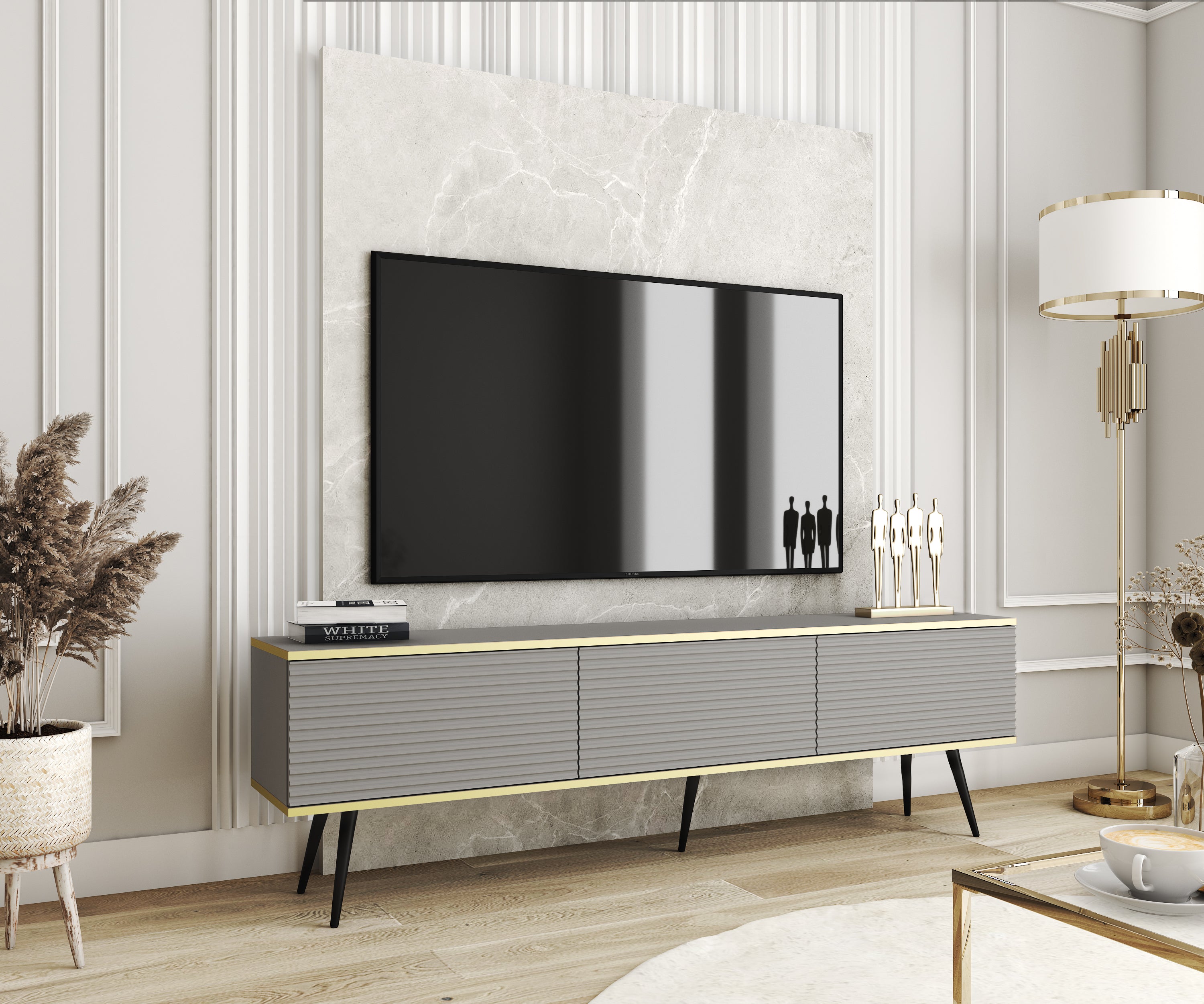 Oro TV Stand 175 - Fresh Design with Versatile Configuration
