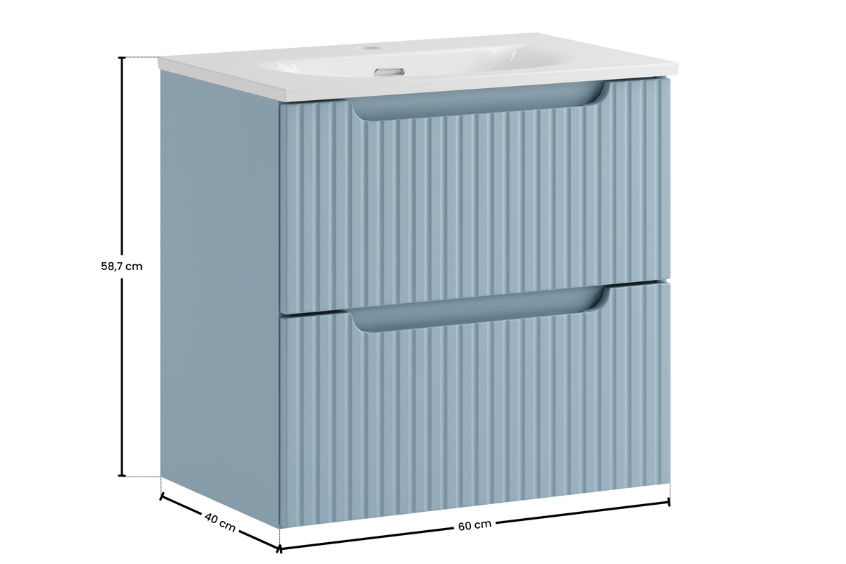 Nova Denim Vanity Unit Set 60 / 100 / 140 cm – Configure Your Bathroom