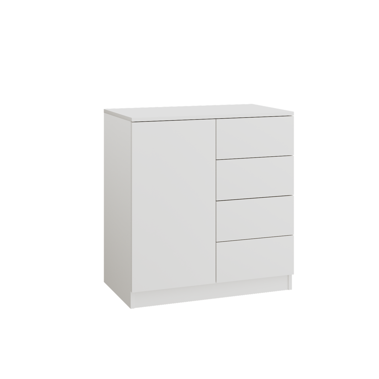 SLEEP VARIA Chest of Drawers 80 cm – White Matt