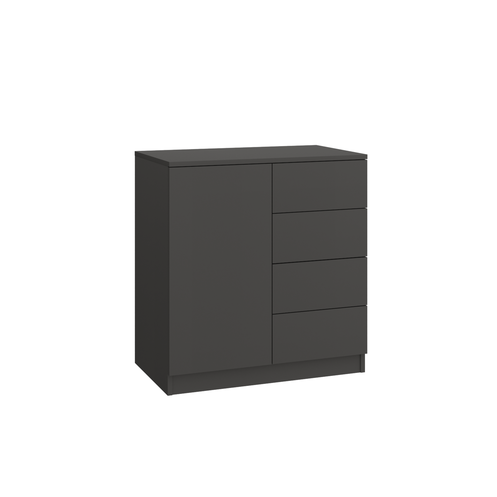 SLEEP VARIA Chest of Drawers 80 cm – Graphite