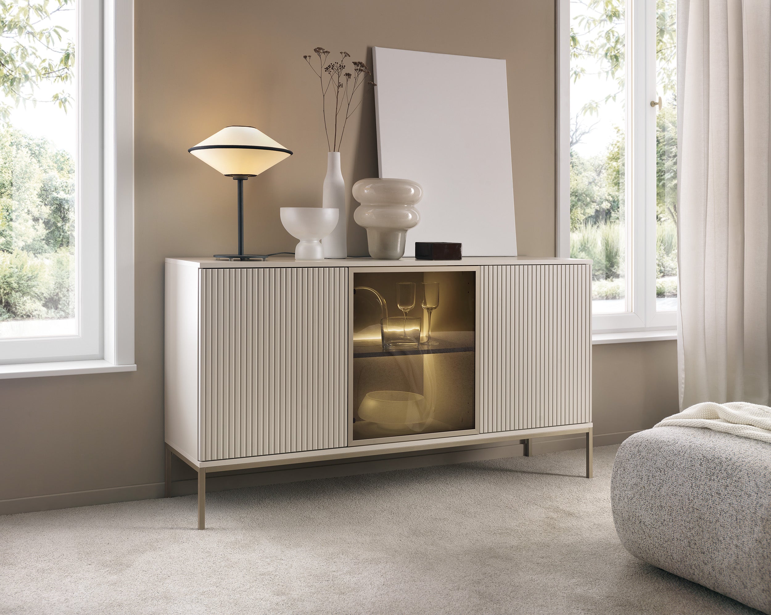 Sento Dresser - Modern Elegance with Ample Storage Cashmere