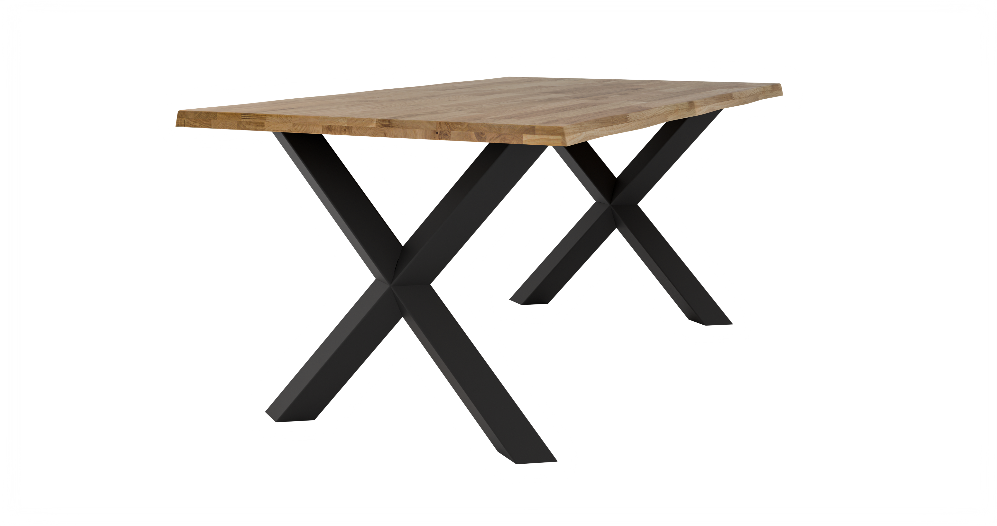 Round Extendable Dining Table LE MALMO FLOW 100 x 180 cm- Oiled oak