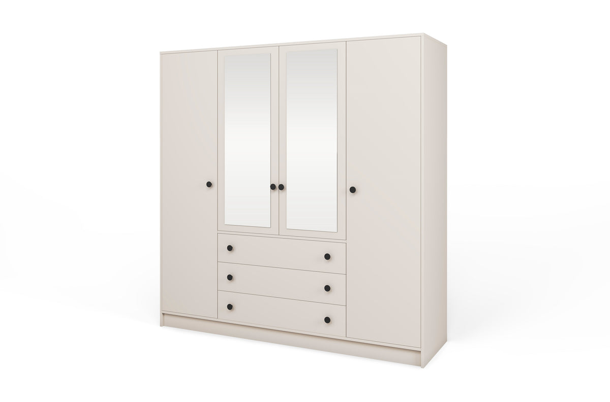 Storm 4D Wardrobe – With Mirror or Without Mirror | Cashmere
