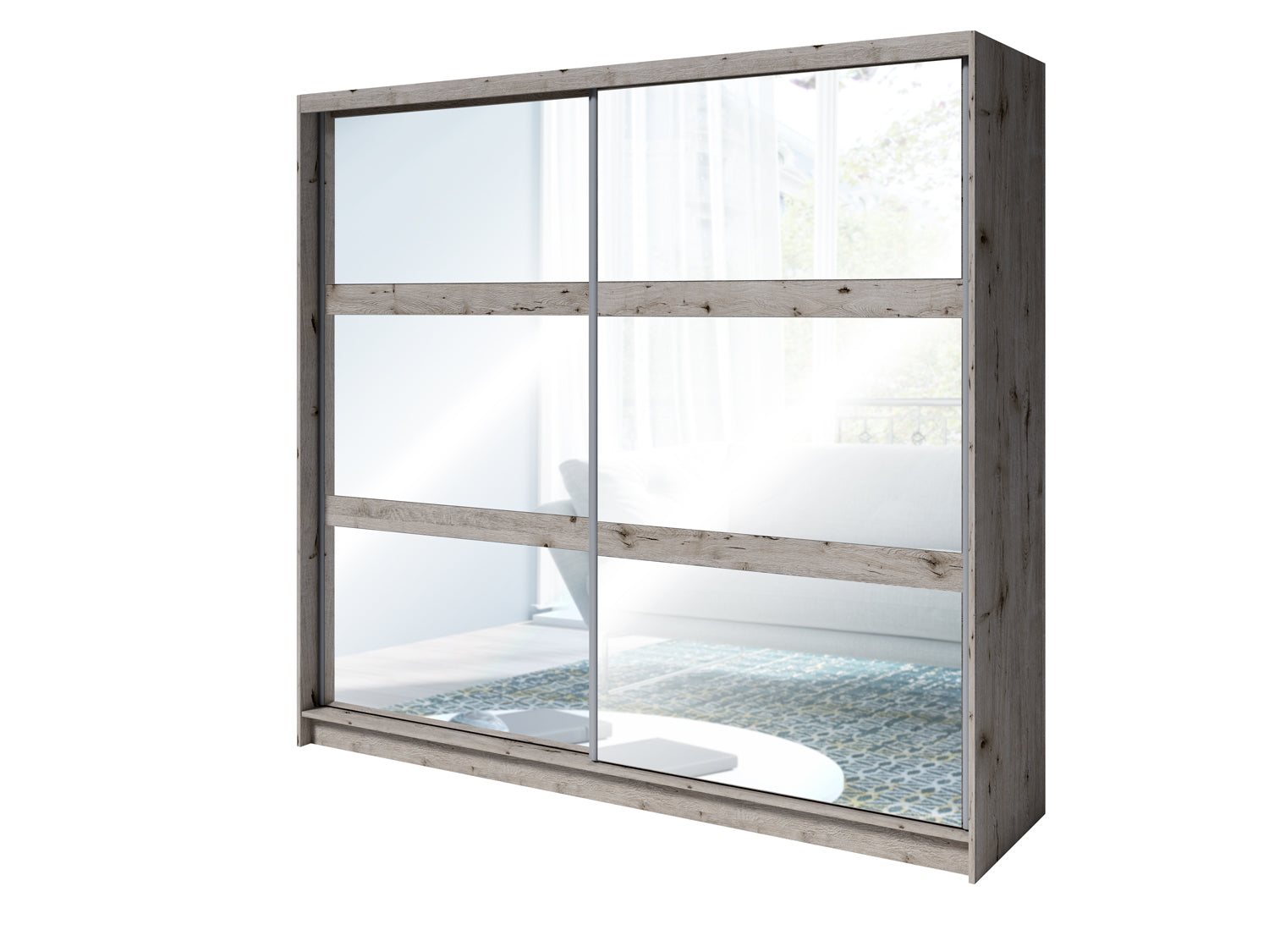 MO Togo 12 Sliding Wardrobe – Oak Wellington