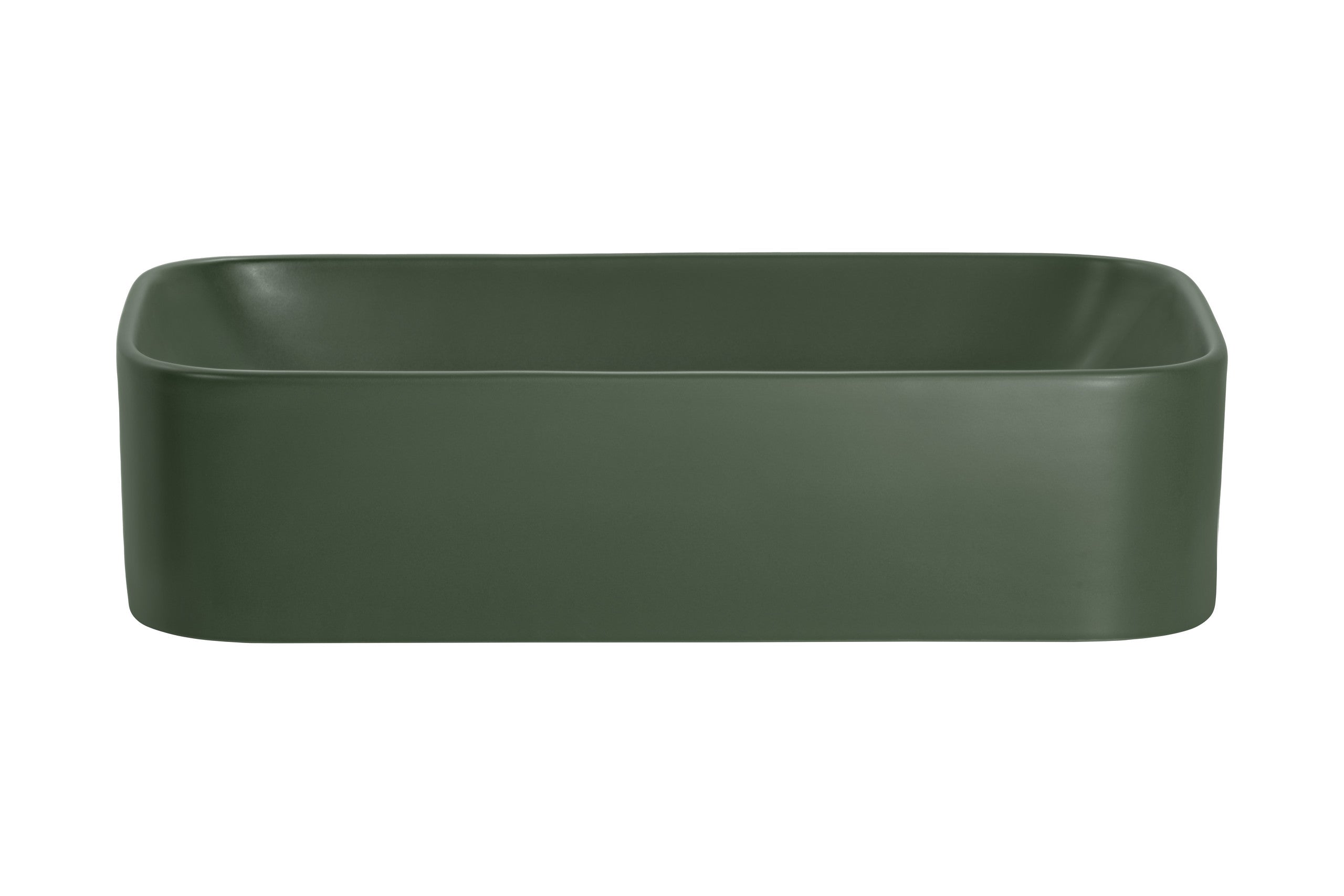 Kama Countertop Basin – Matt Forest Green, 61 cm