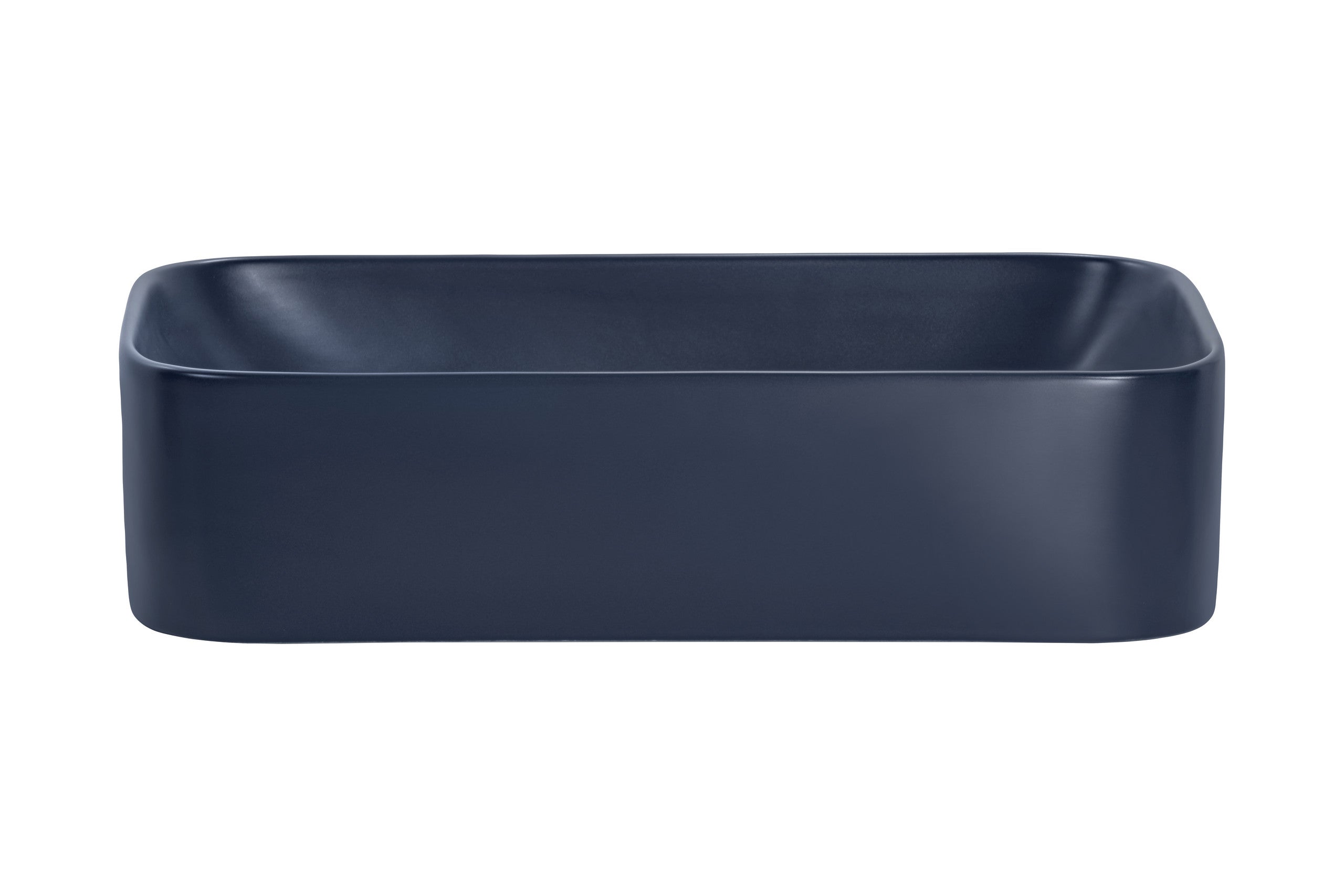 Kama Countertop Basin – Matt Navy Blue, 61 cm