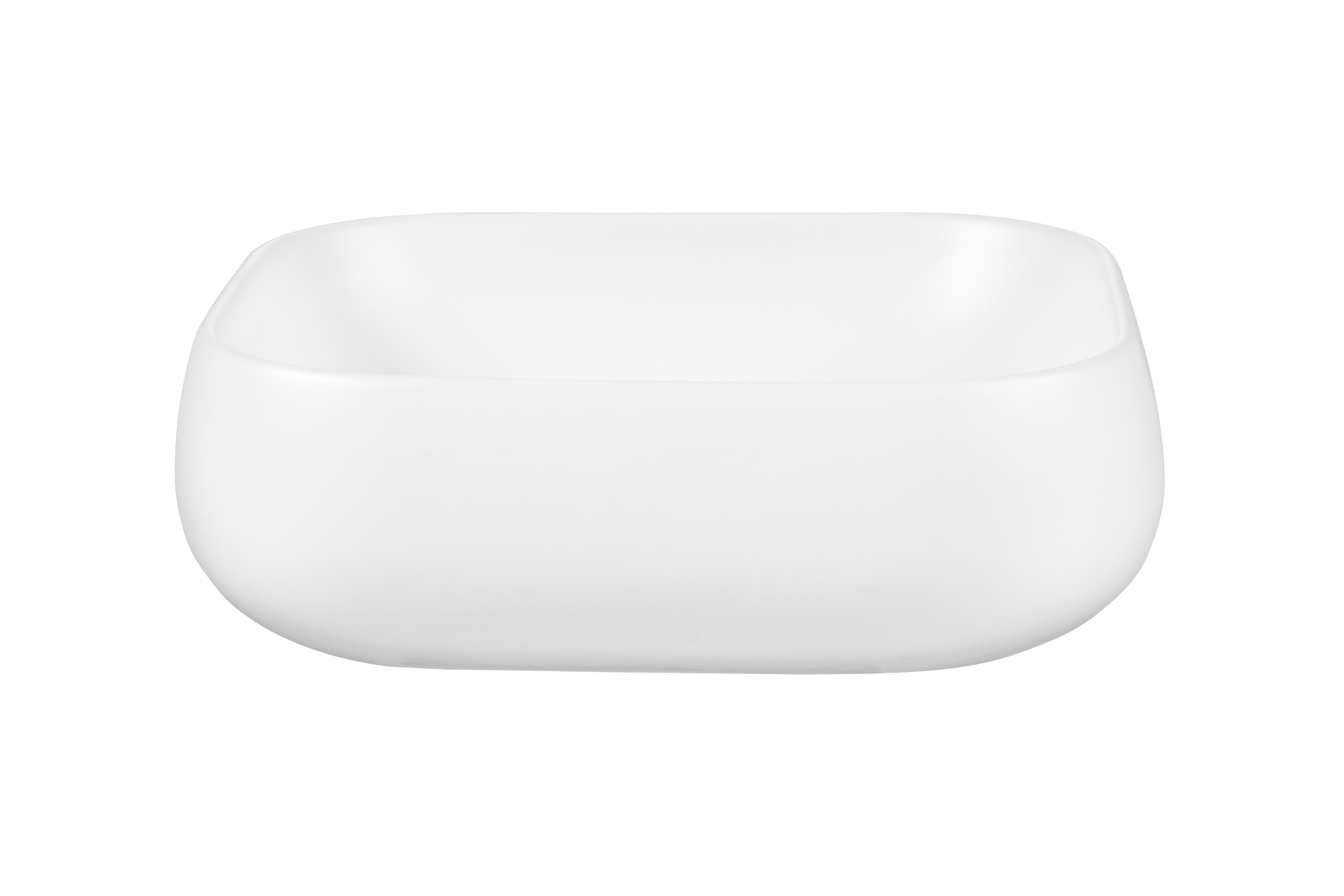 Nika Countertop Basin – Matt White, 45 x 40 cm