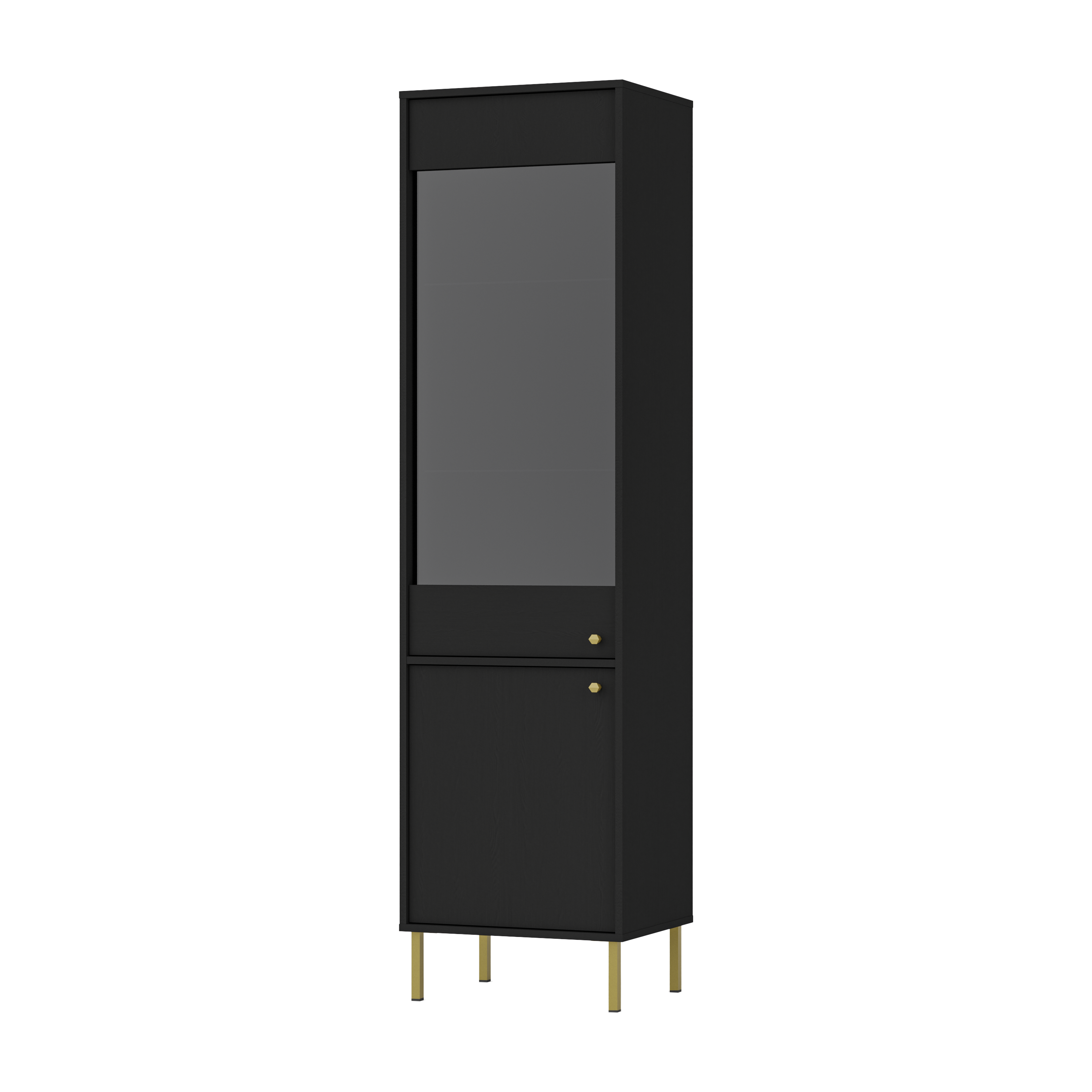 LE TOKYO 2 Display Cabinet 101 – Black Graphite