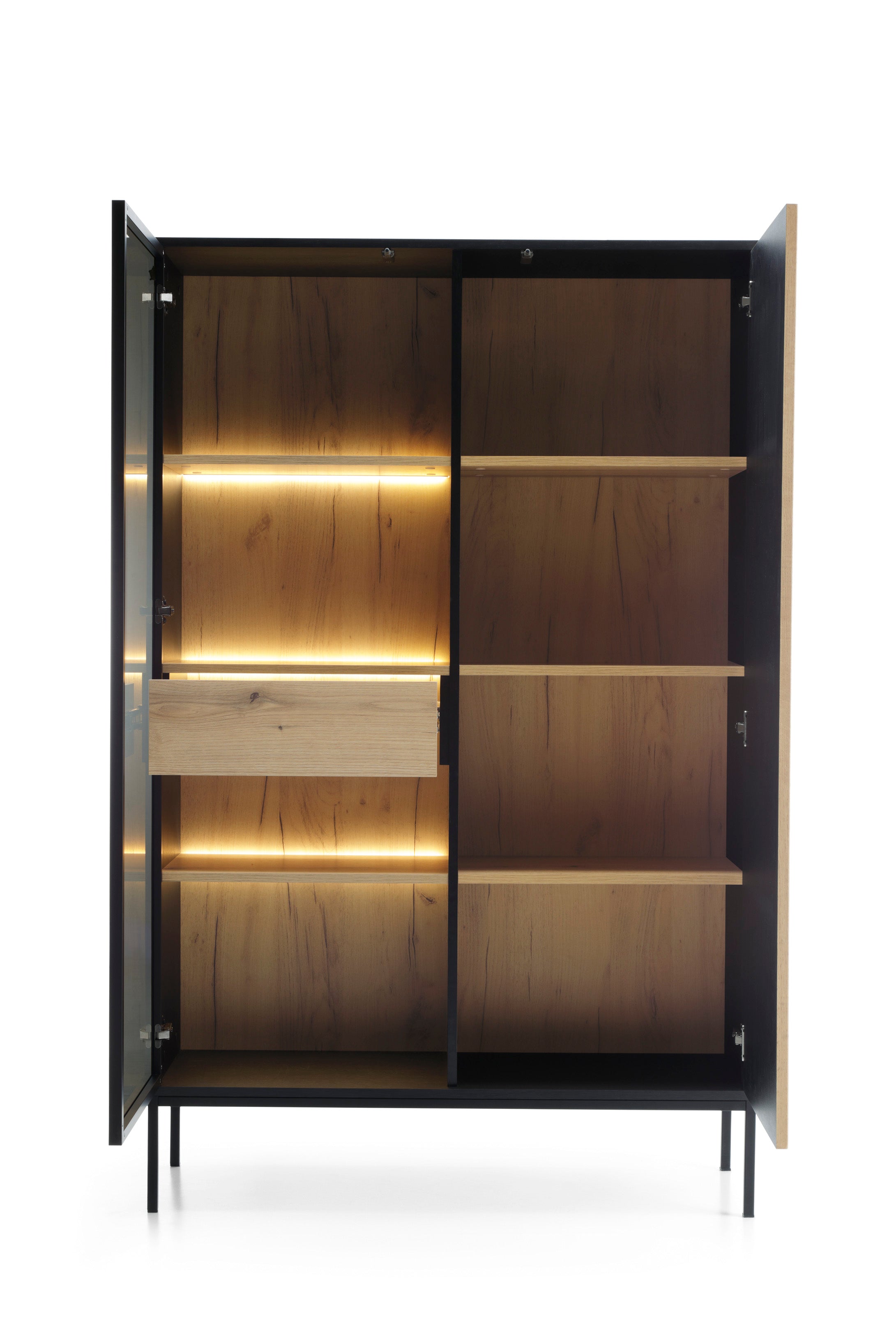 Sento Tall Display Cabinet - Modern Elegance