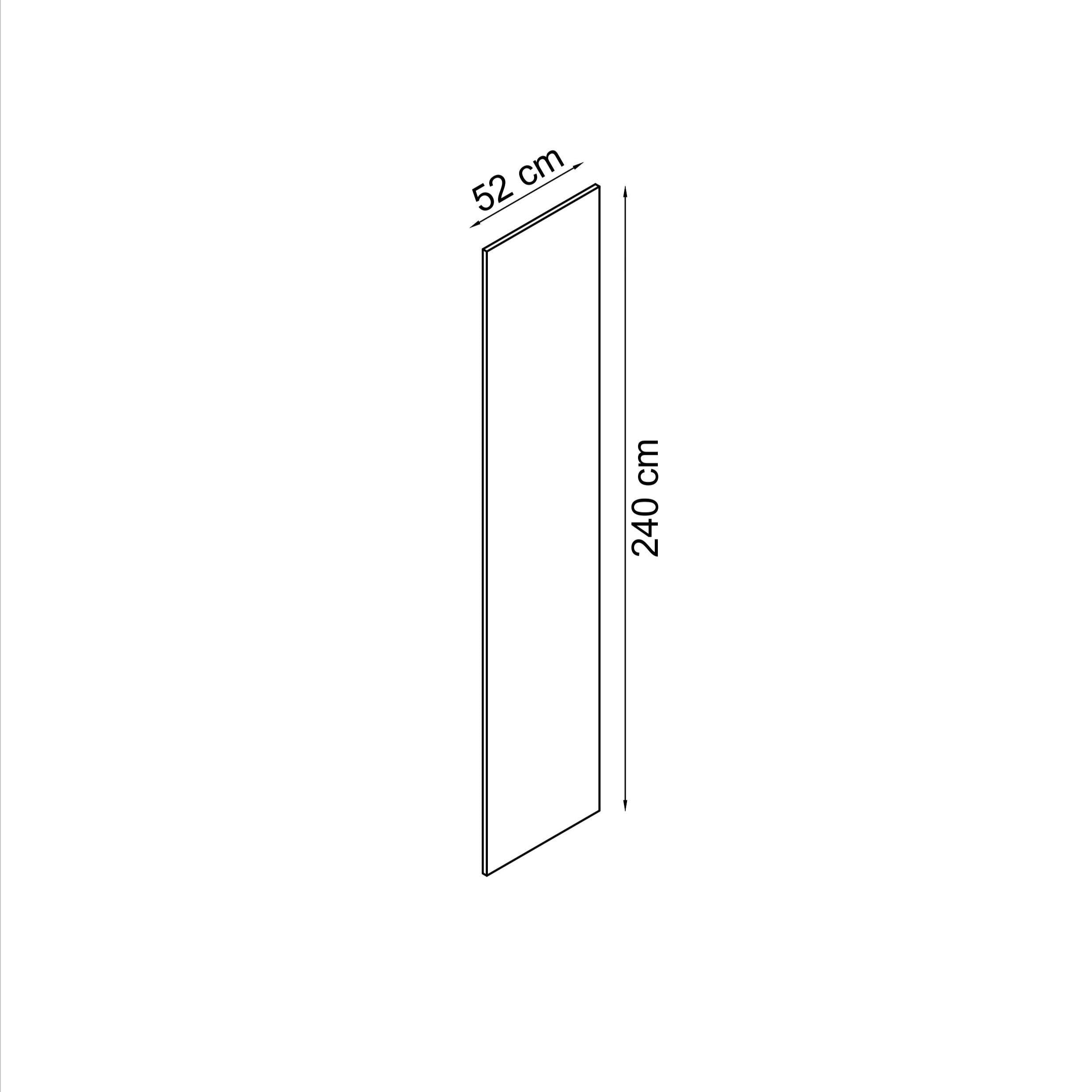 Sleep Varia Side Panel for Wardrobe Bodies