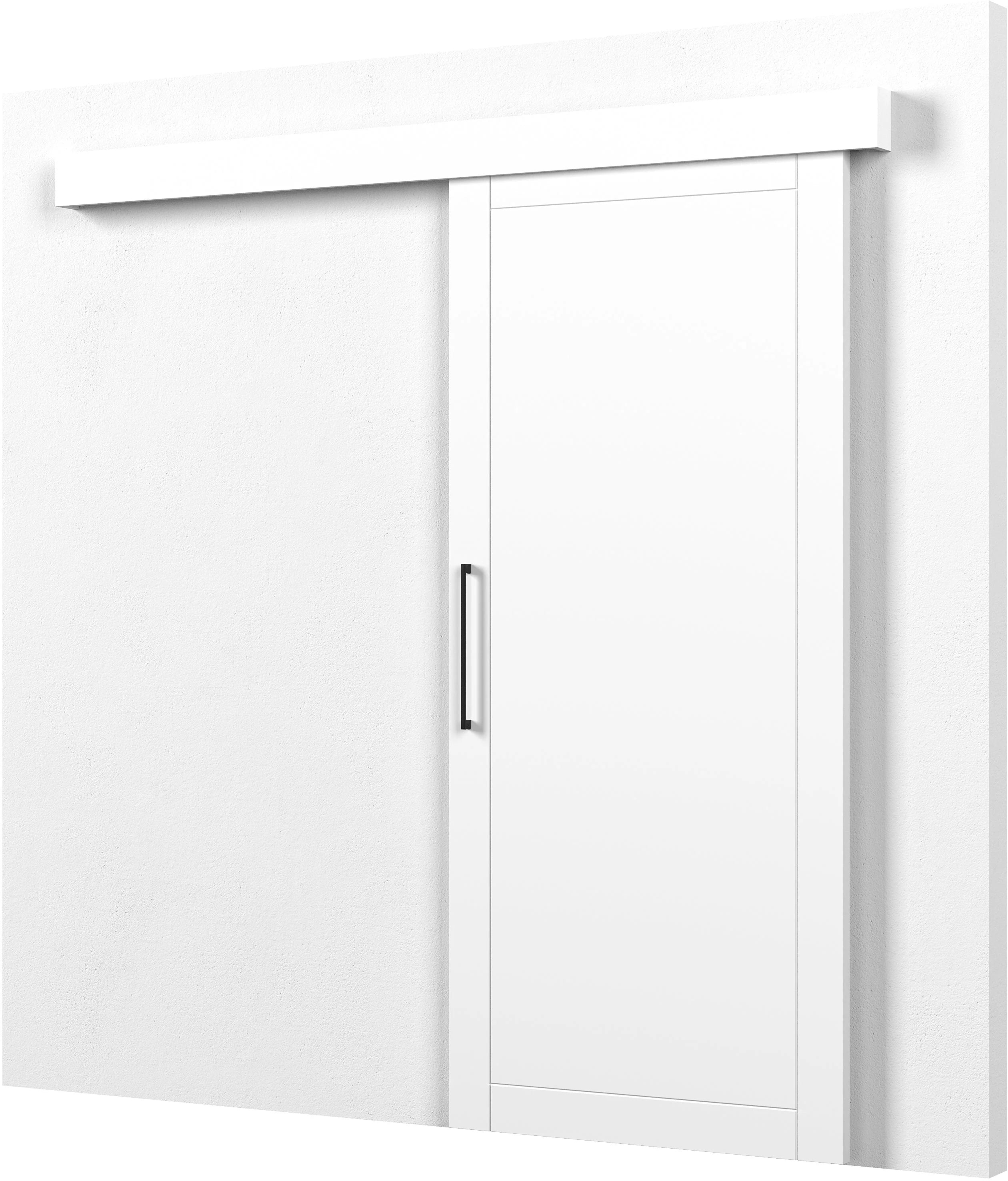 Charlise I Sliding Door - White/ Black 204x90cm