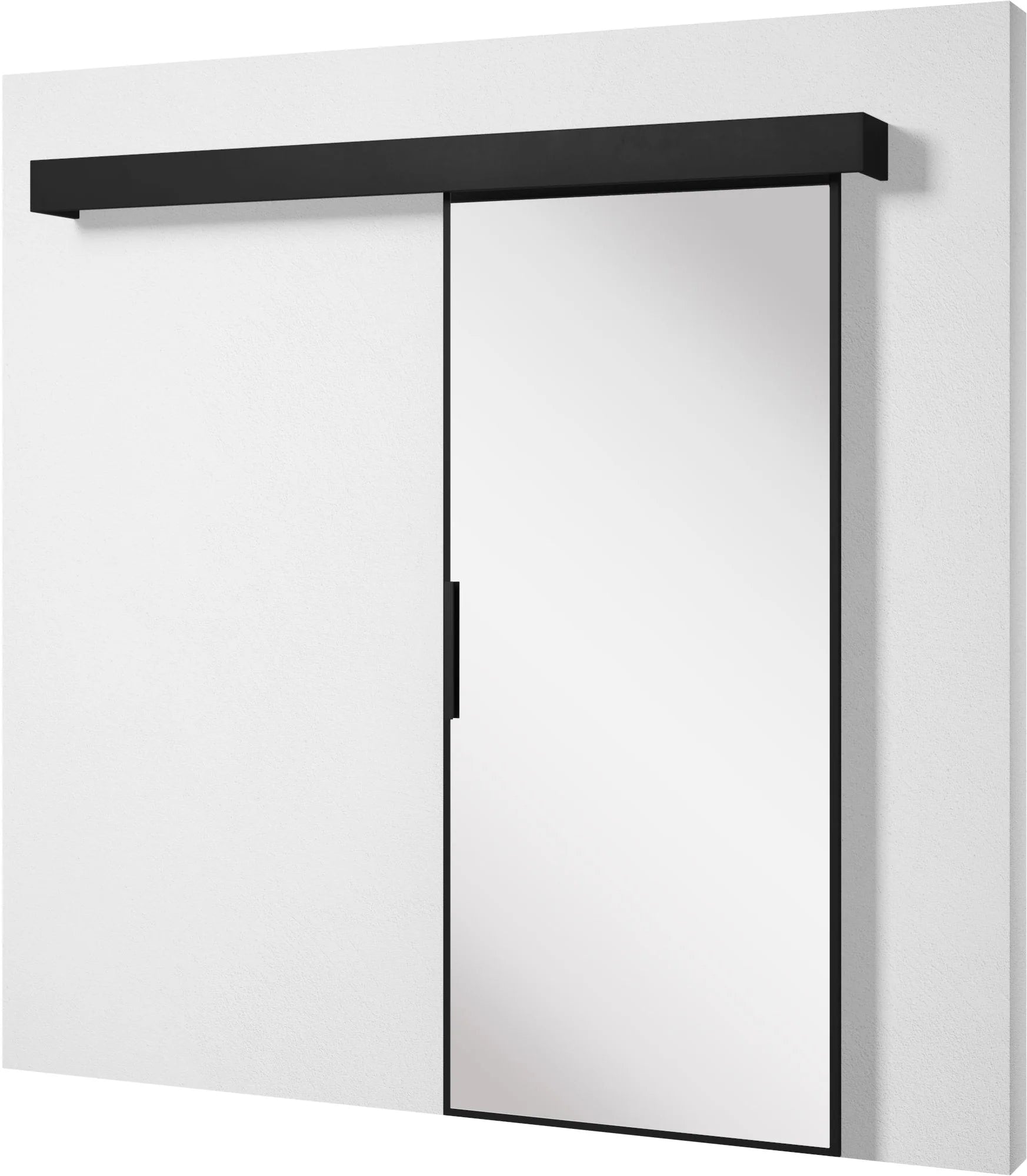 Lindo Sliding Door - white Mirror 205x96cm