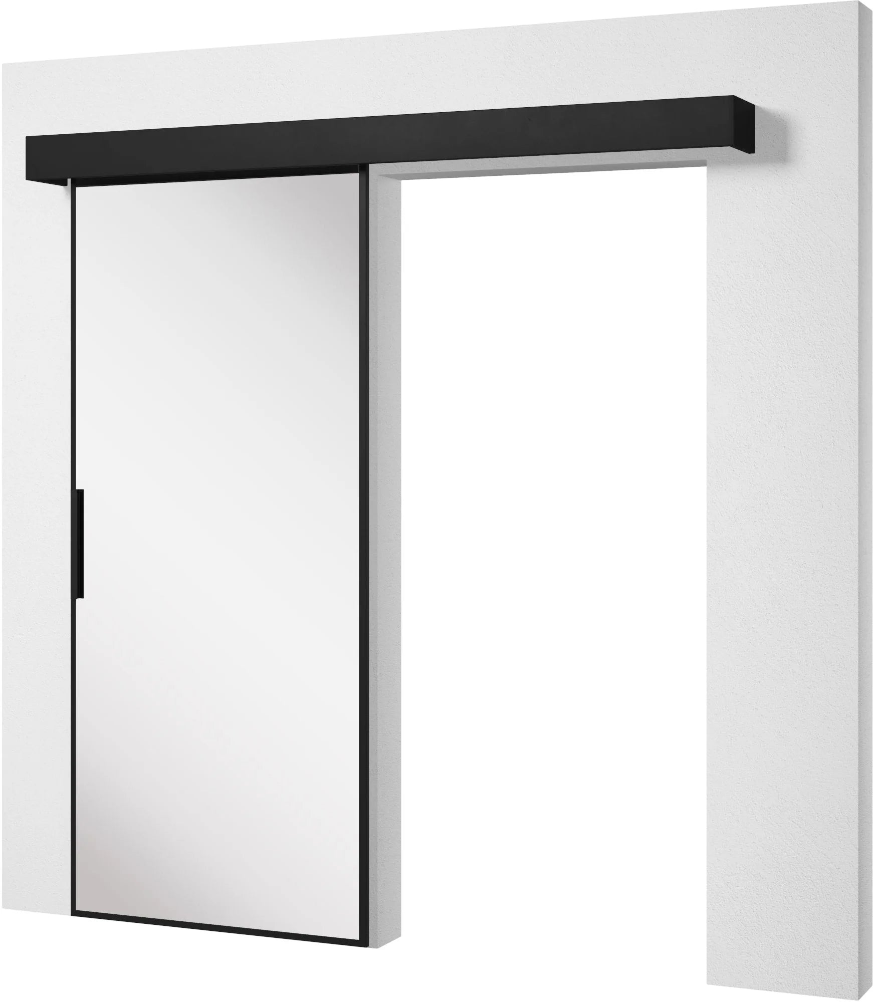Lindo Sliding Door - white Mirror 205x96cm