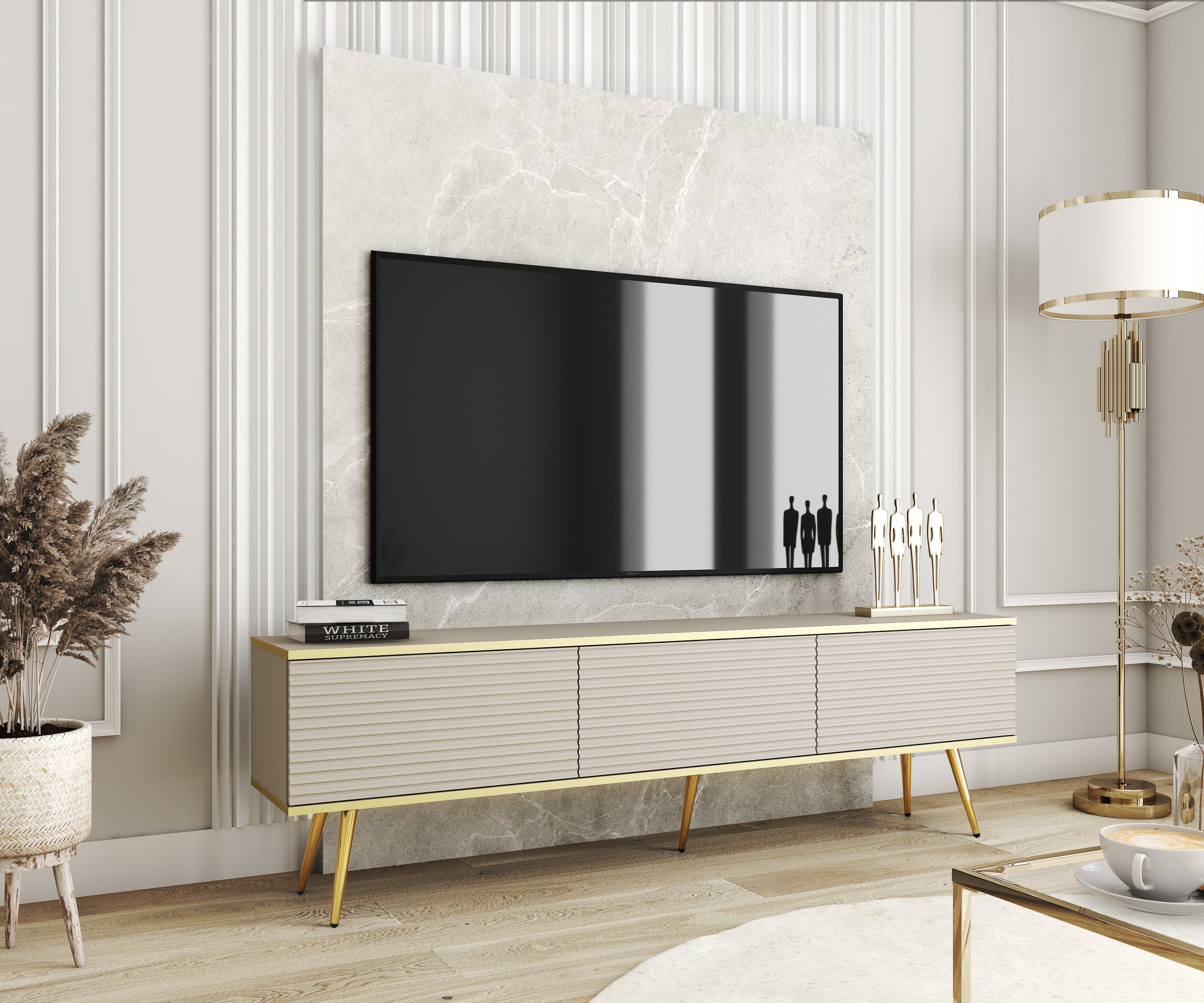 Oro TV Stand 175 - Fresh Design with Versatile Configuration