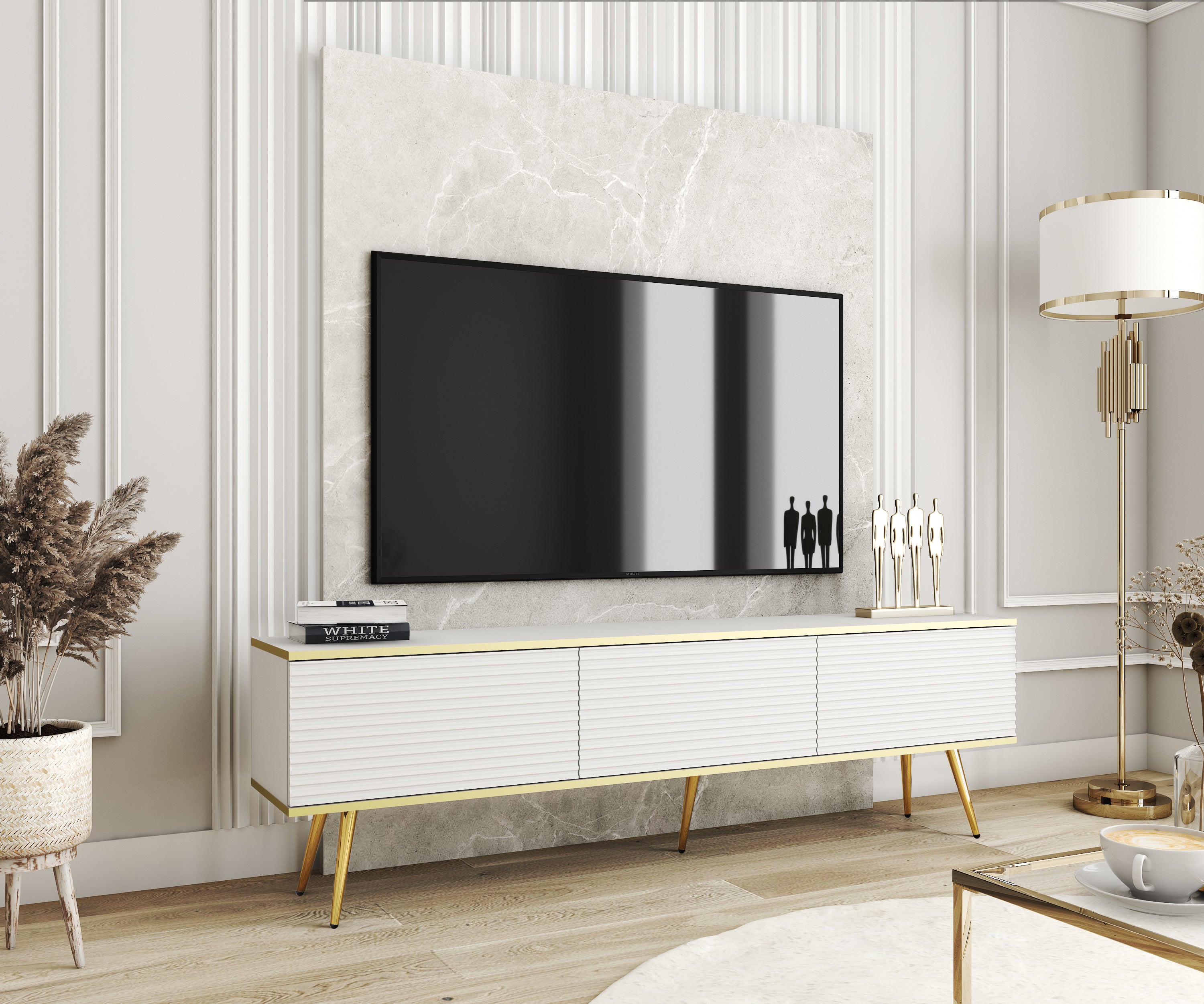 Oro TV Stand 175 - Fresh Design with Versatile Configuration