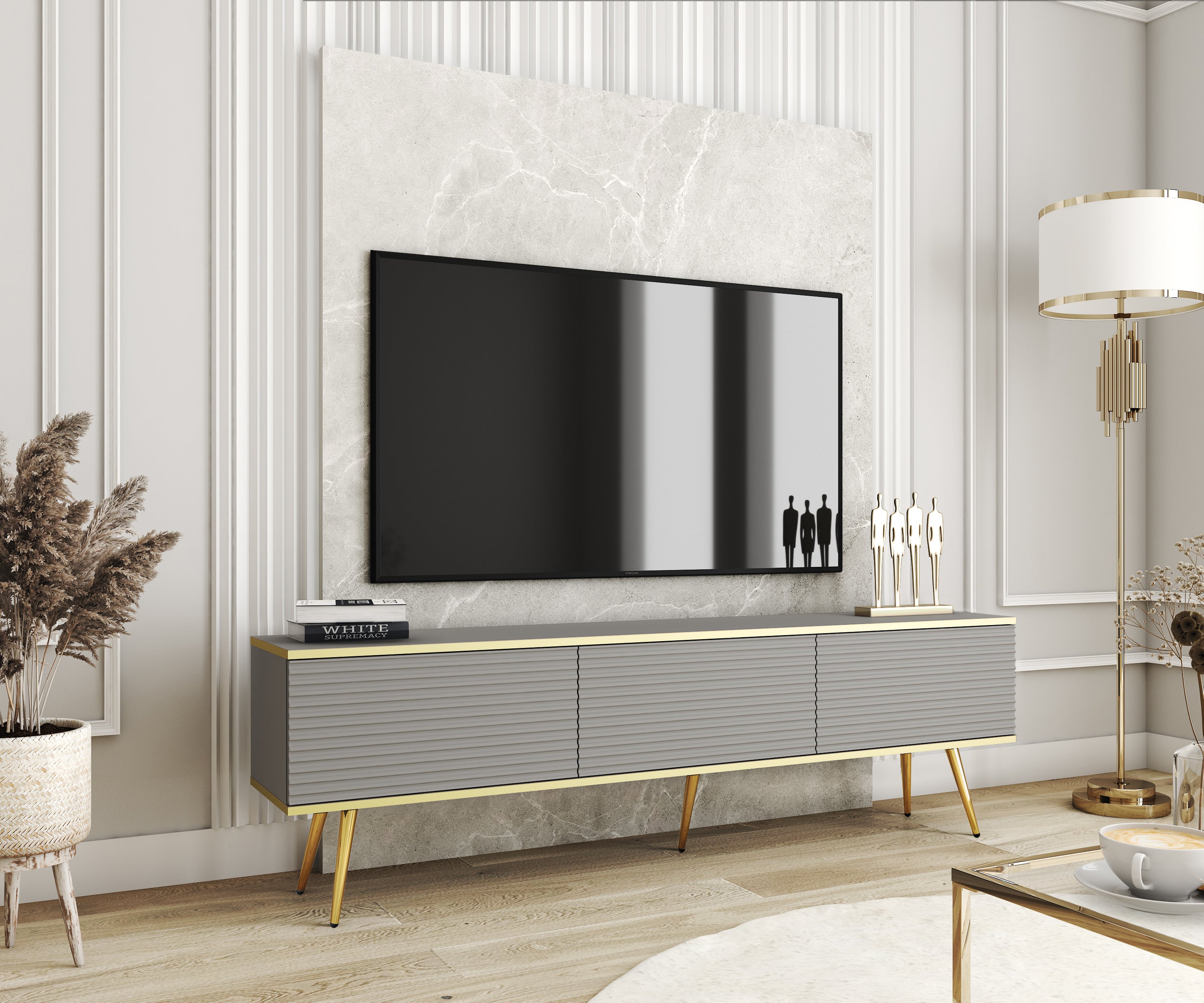 Oro TV Stand 175 - Fresh Design with Versatile Configuration