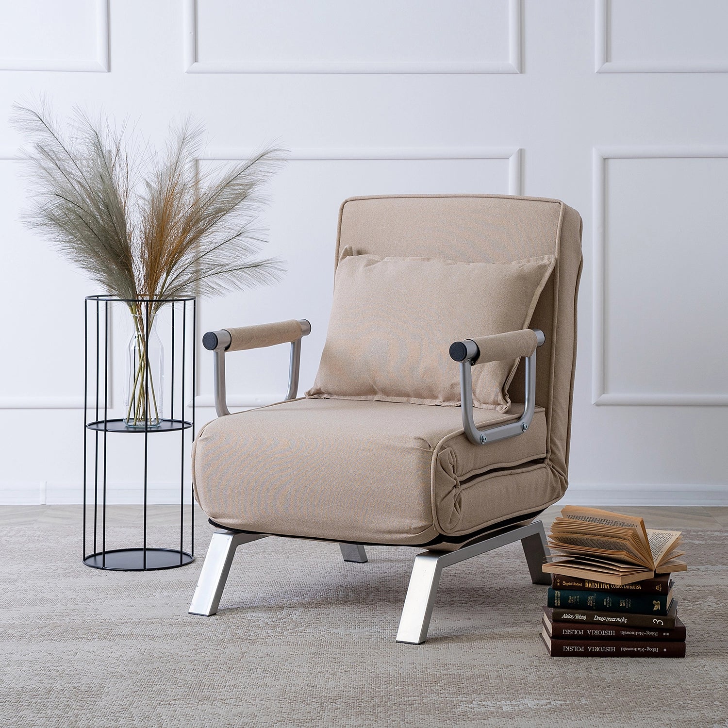 Elite BART Beige Armchair Bed