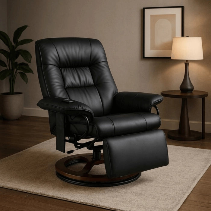WEST Modern Massage Lounge Chair with Matching Footrest