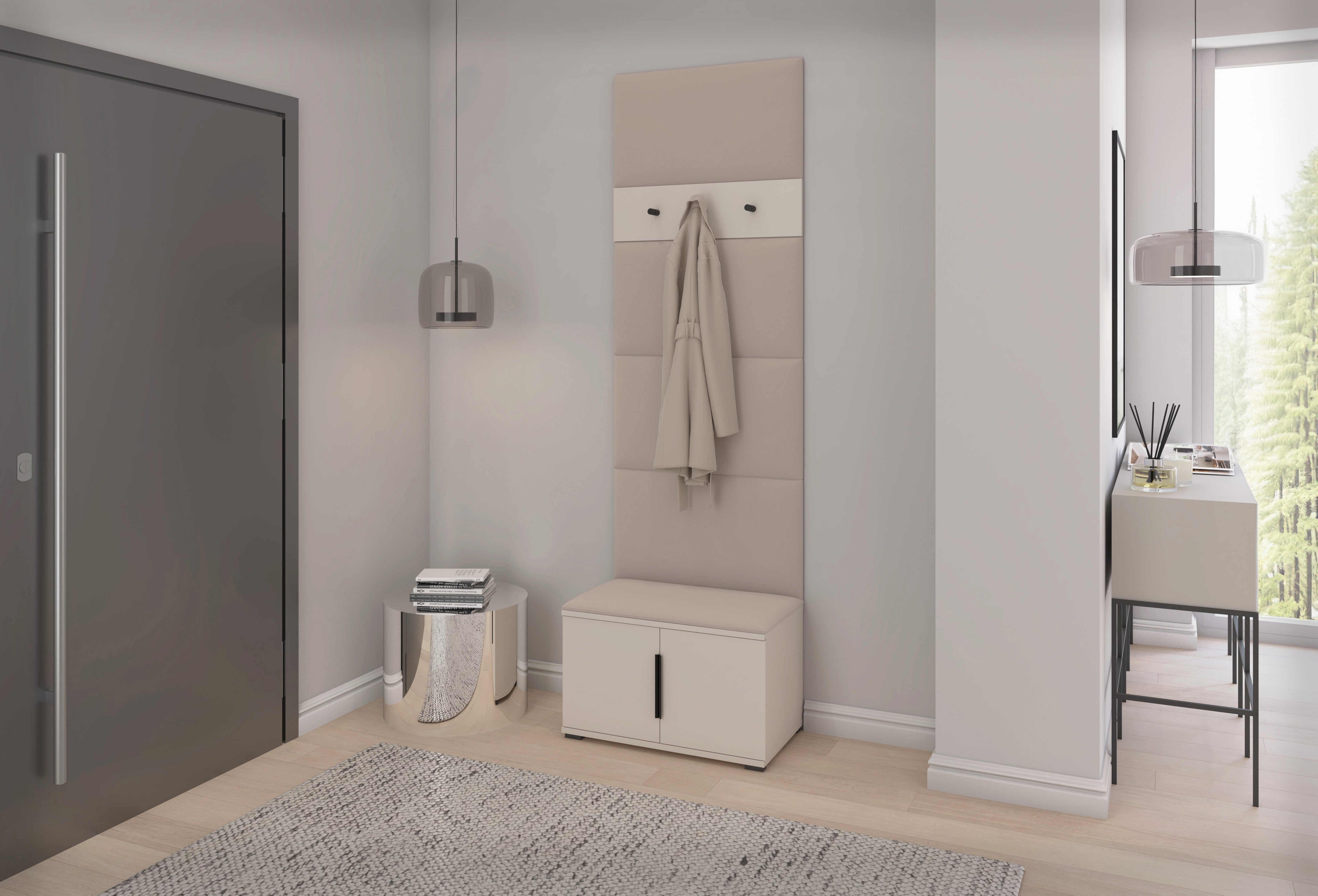 PK Bianco 6 Hallway Wardrobe Set - Rabbit