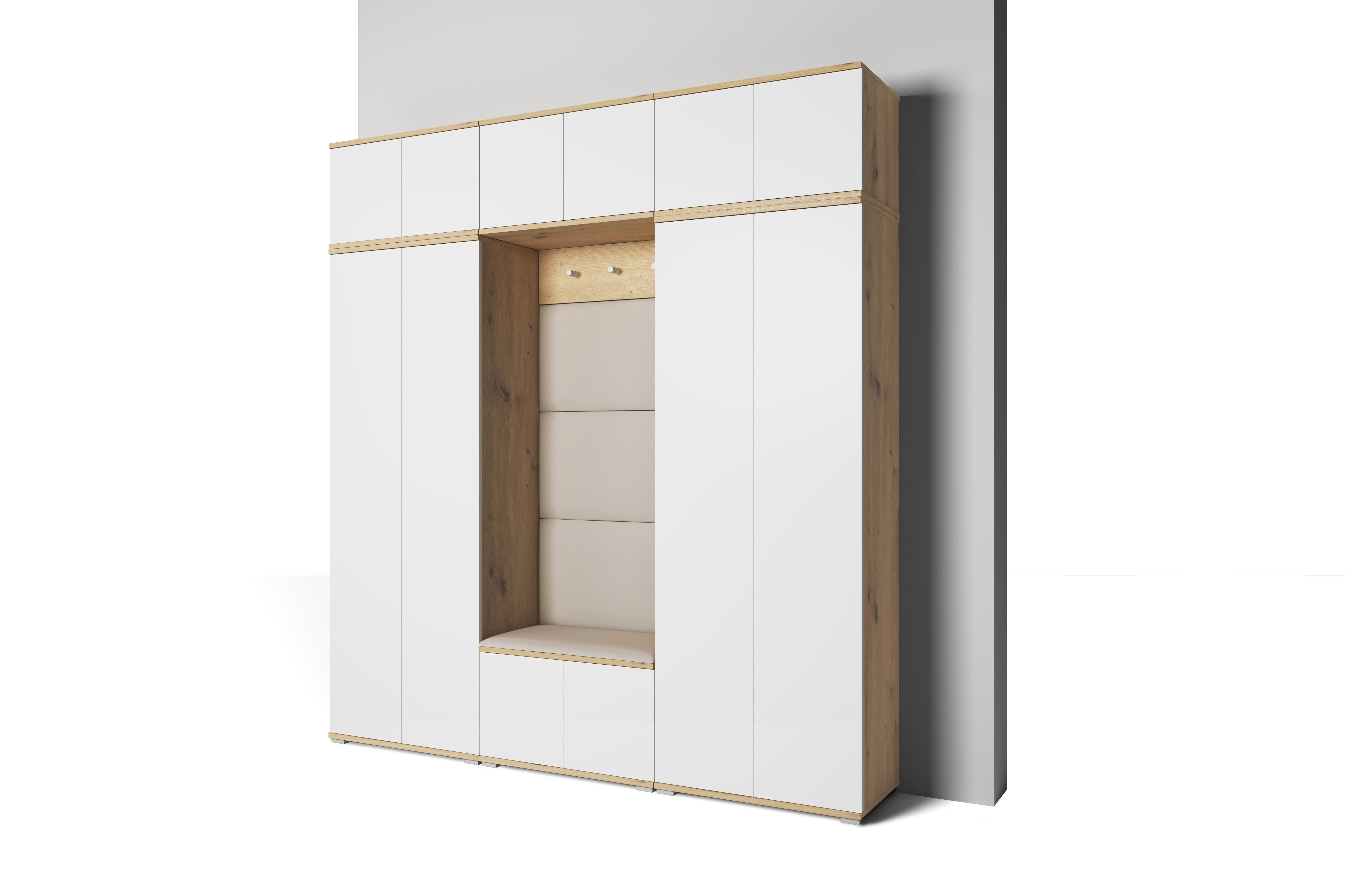 PK Sevilla 4 Hallway Wardrobe - Light Beige