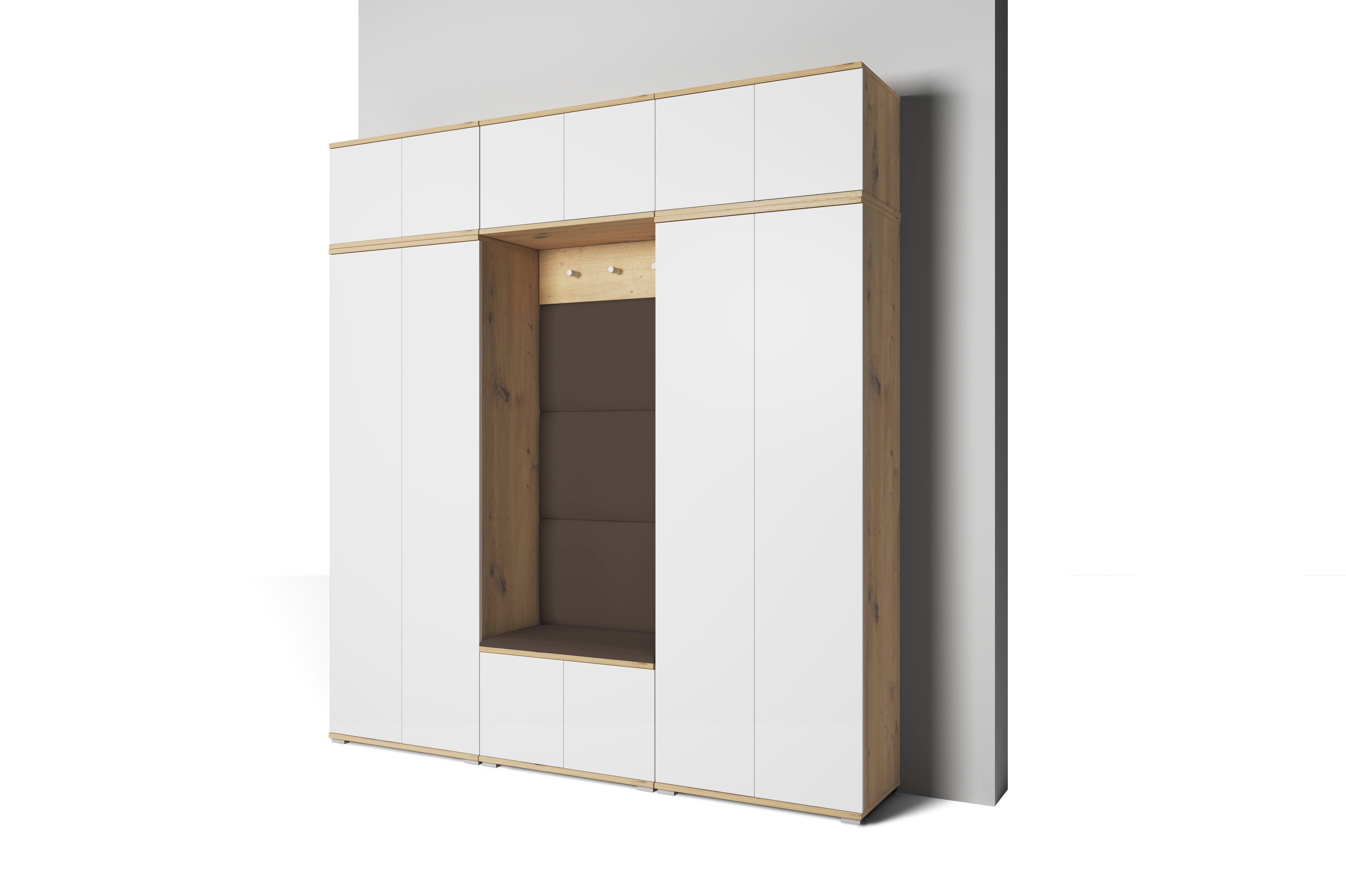 PK Sevilla 4 Hallway Wardrobe - Dark Brown