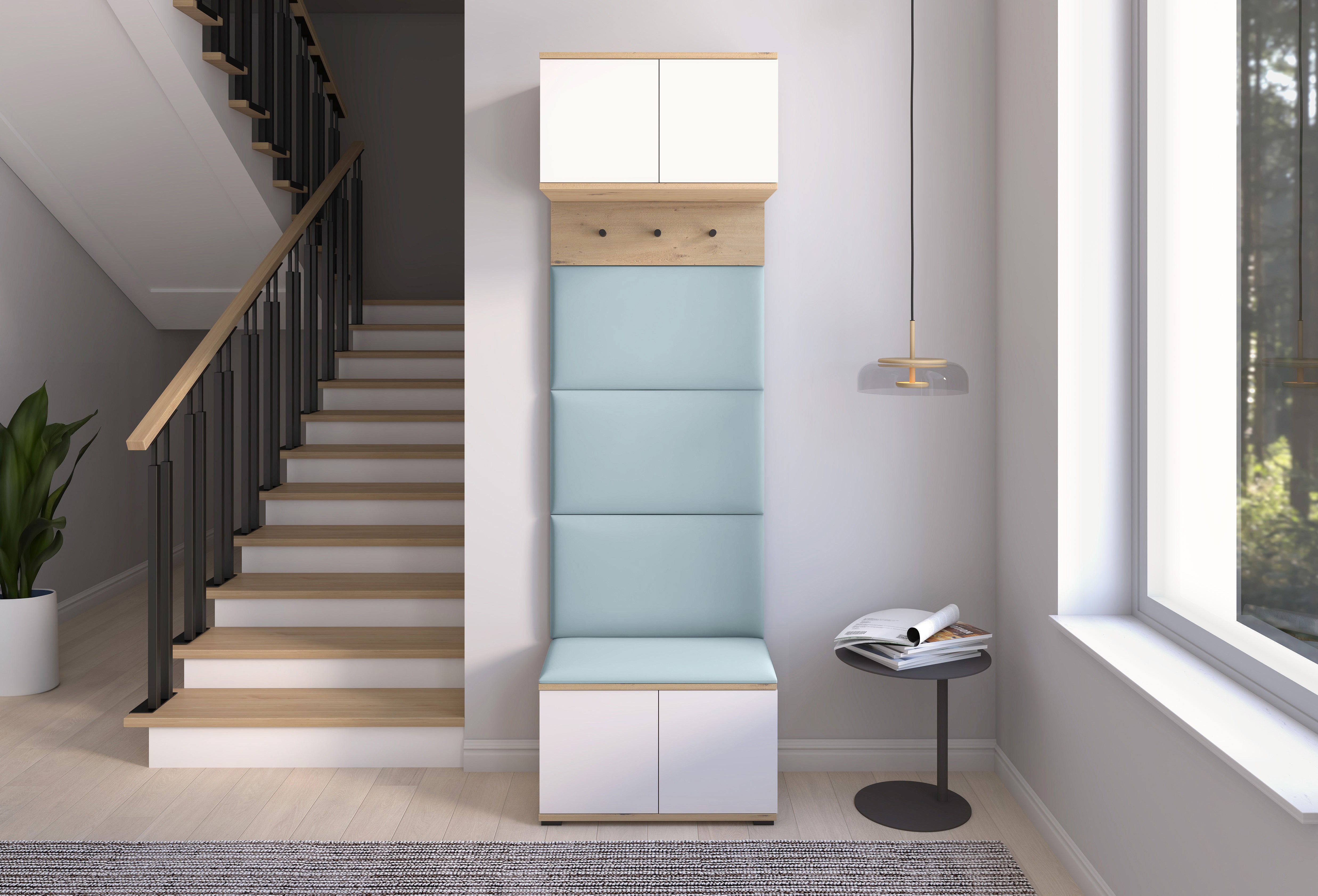 PK Sevilla 5 Hallway Wardrobe - Aqua