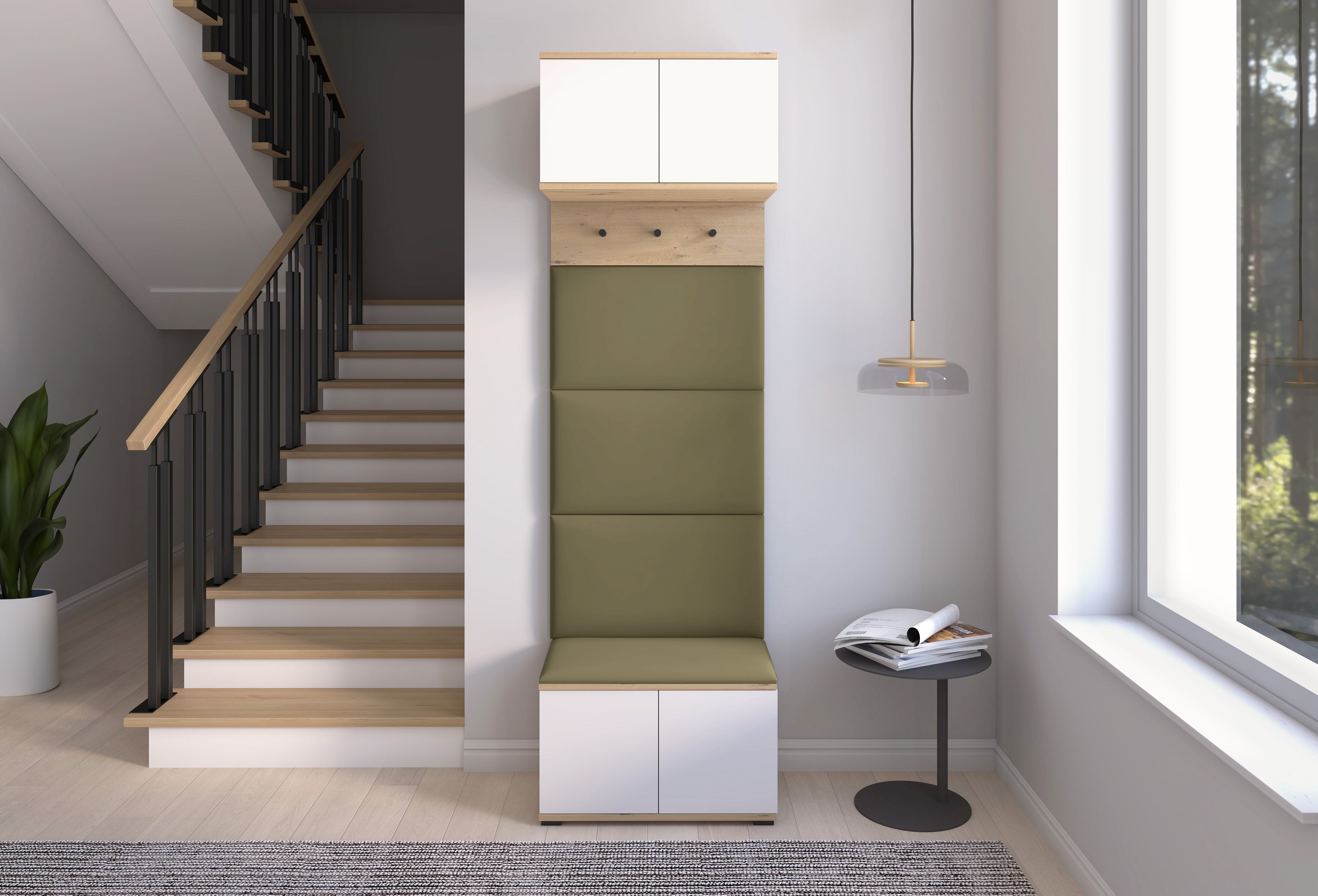 PK Sevilla 5 Hallway Wardrobe - Olive