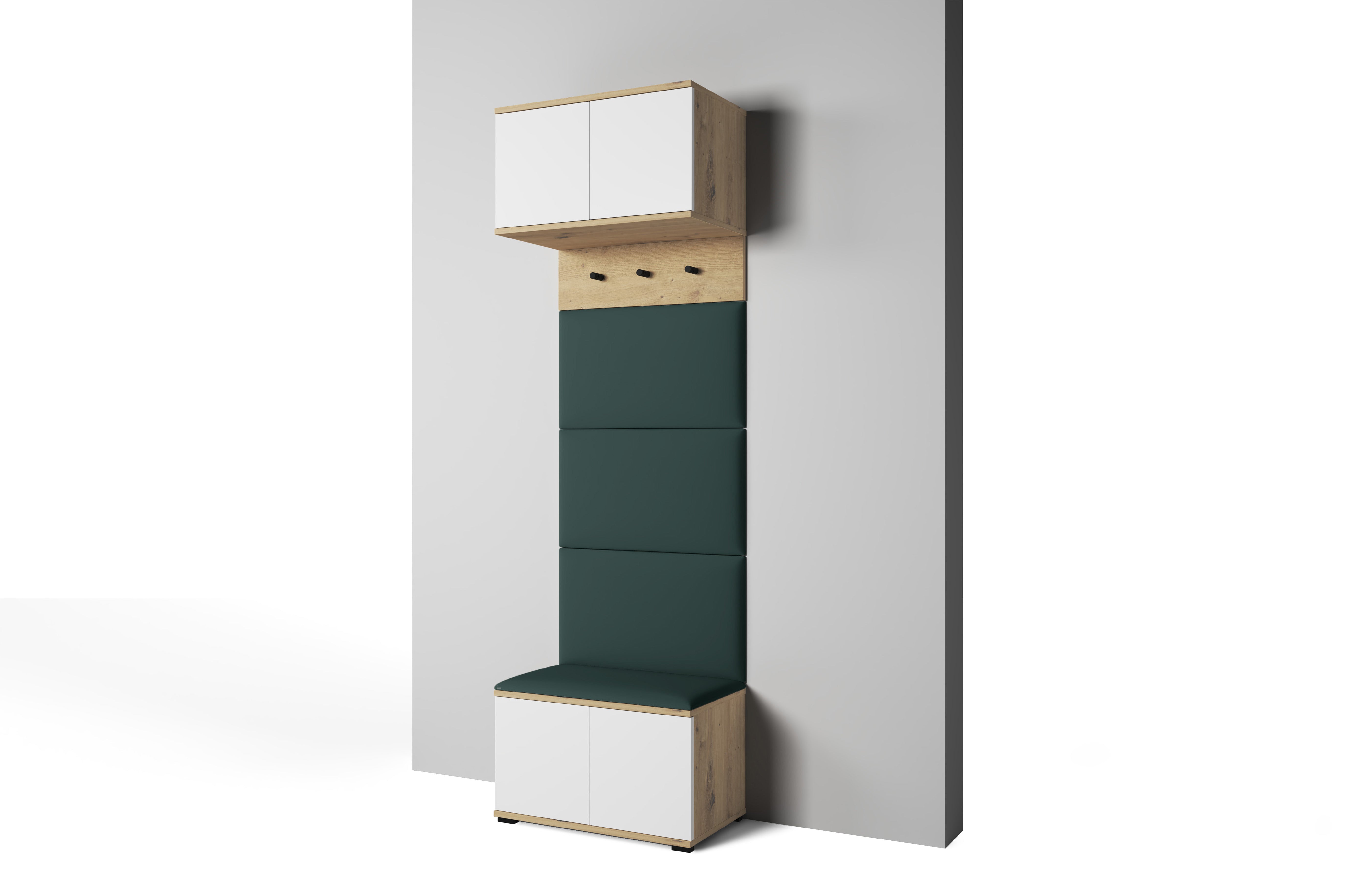 PK Sevilla 5 Hallway Wardrobe - Bottle Green