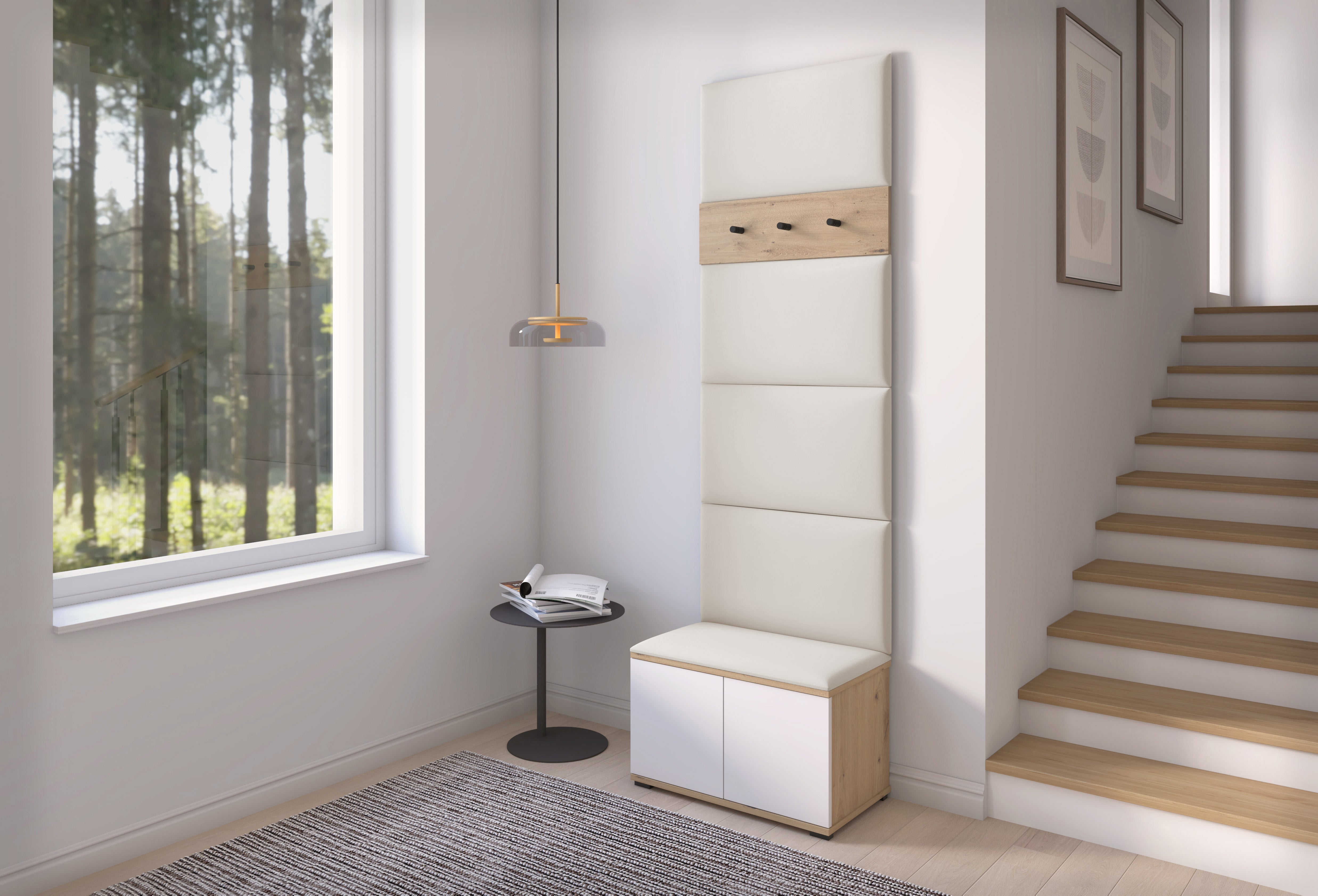 PK Sevilla 6 Hallway Wardrobe - Cream