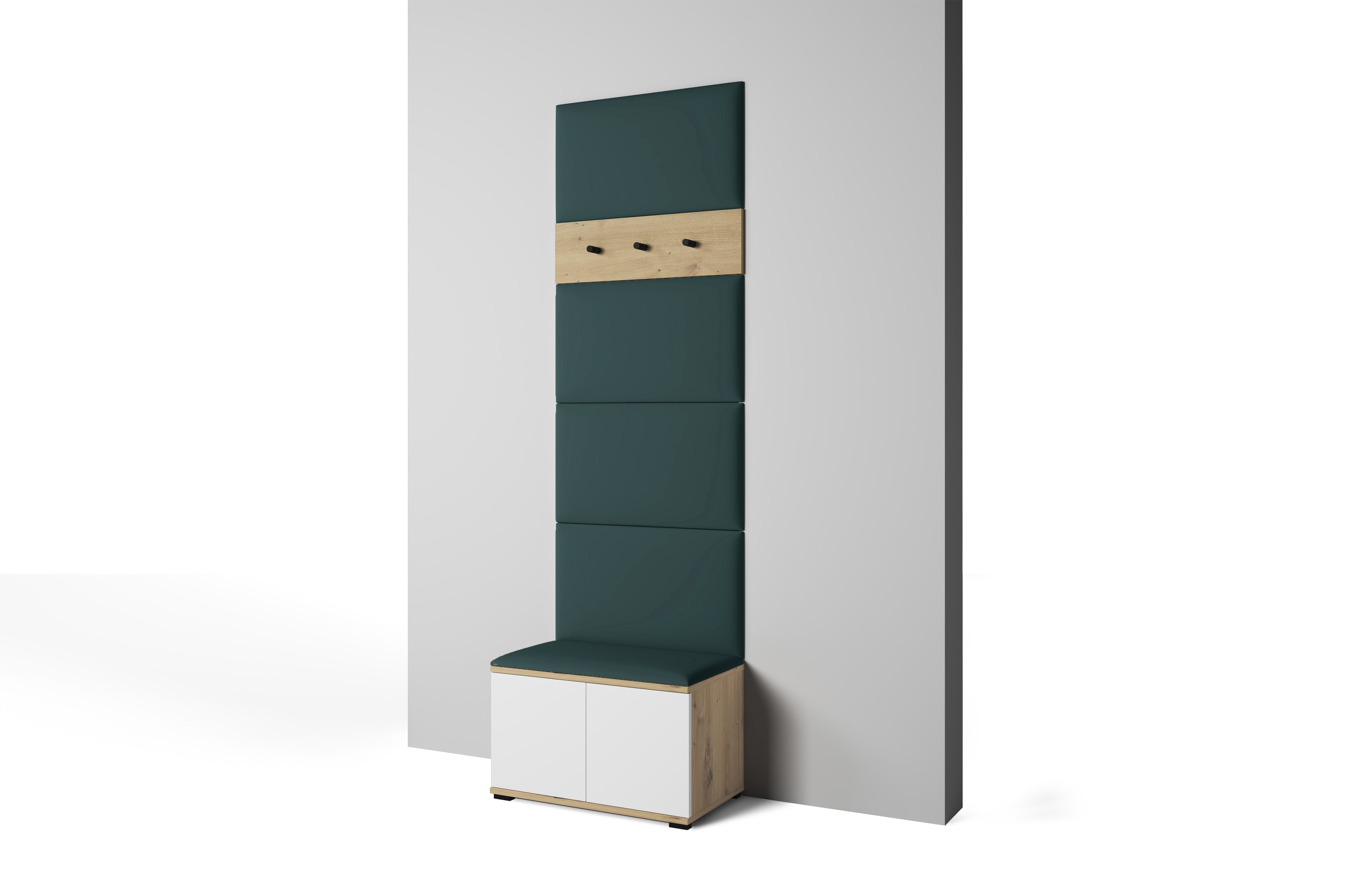 PK Sevilla 6 Hallway Wardrobe - Bottle Green