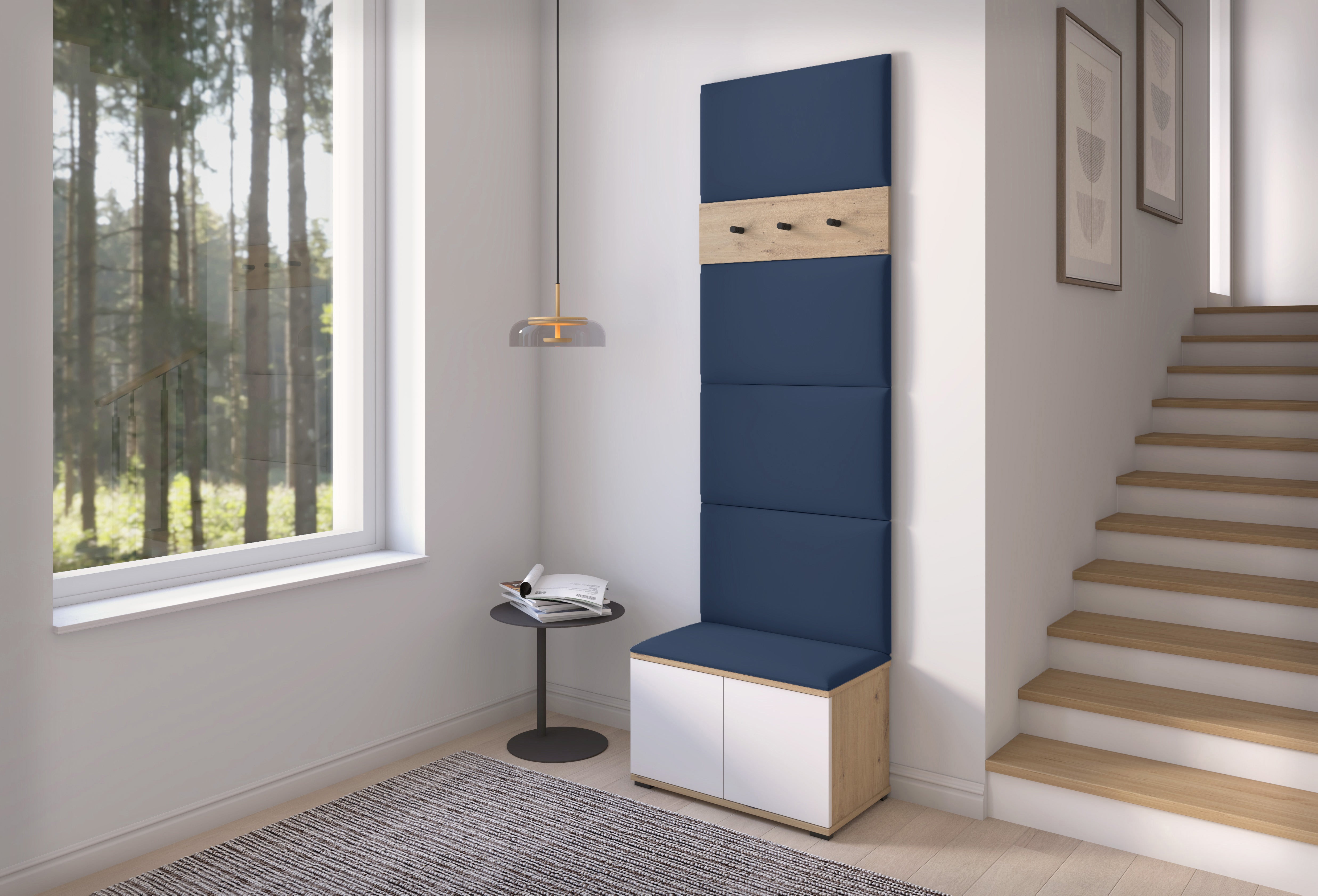 PK Sevilla 6 Hallway Wardrobe - Deep Blue