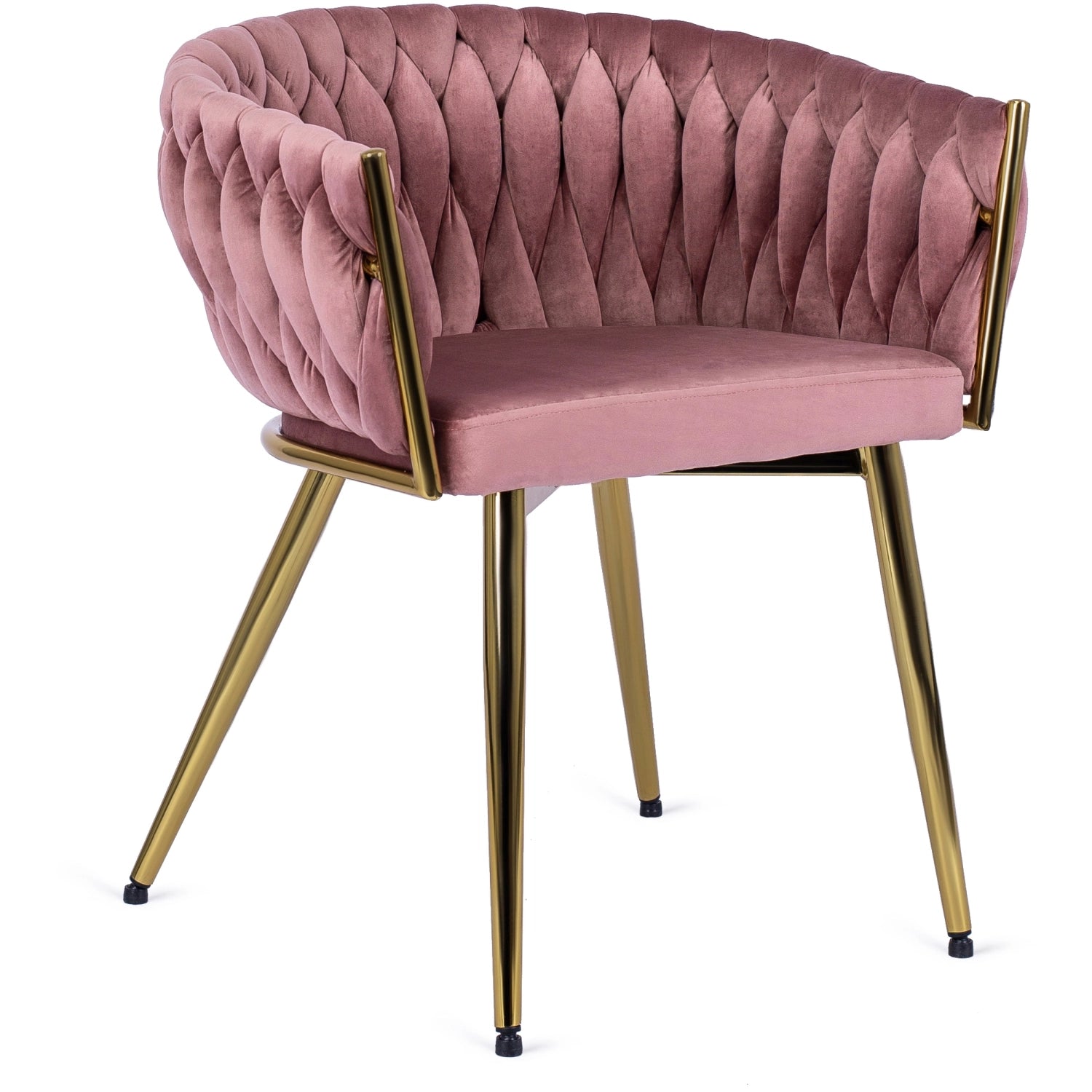 Elite CAPRI Pink Velour Chair – A Touch of Luxury & Elegance