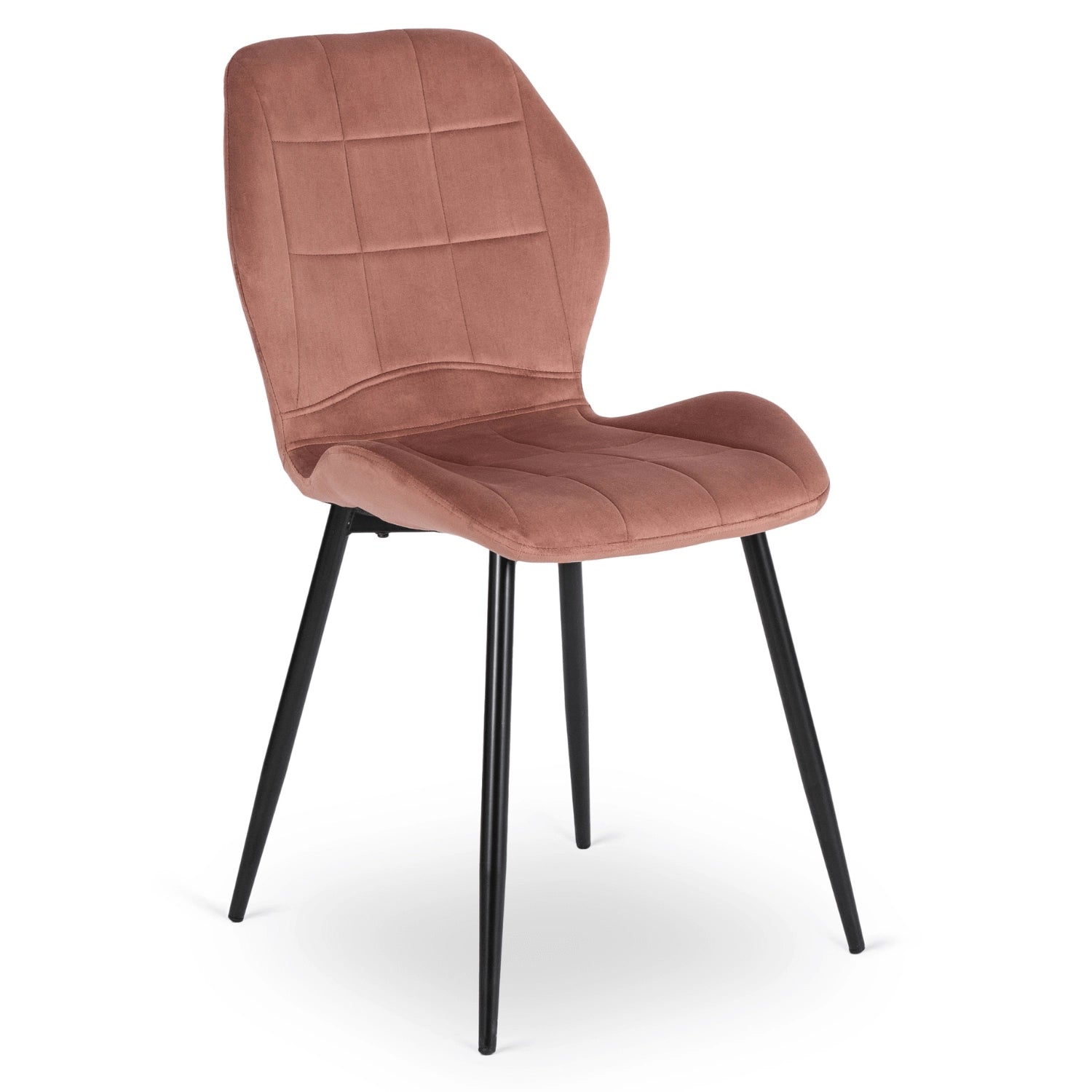 Elite IRYS Pink Velour Chair – A Touch of Modern Elegance