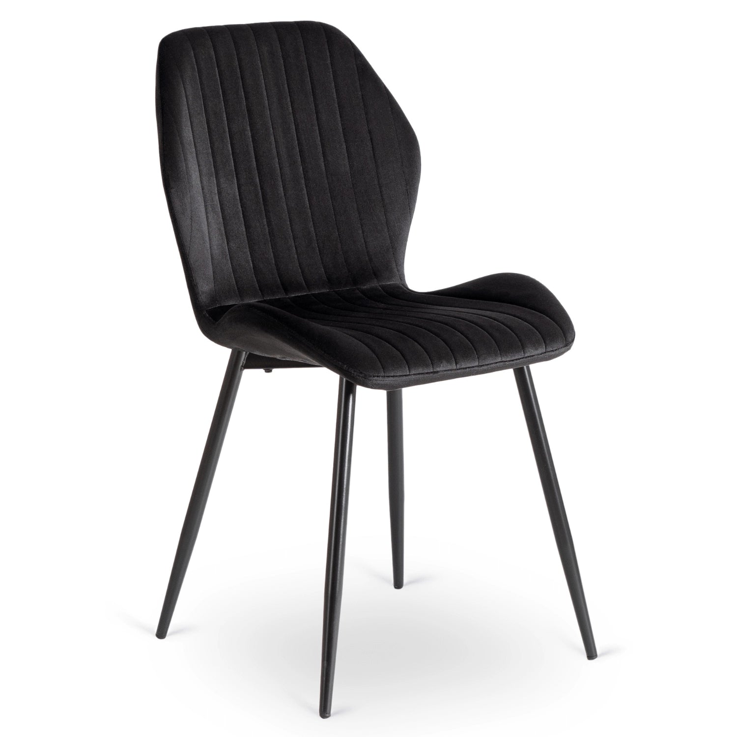 Elite LILAC Black Velvet Chair – A Statement of Elegance & Comfort